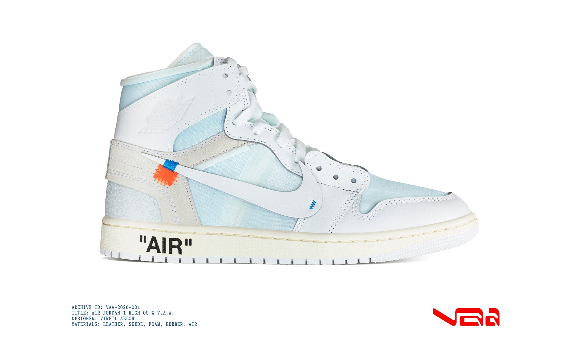 靴 NIKE AIR JORDAN 1 HIGH OG X V.A.A. 27.5 Air Jordan 1 High OG SP x V.A.A. (Virgil Abloh Archive) 'Alaska