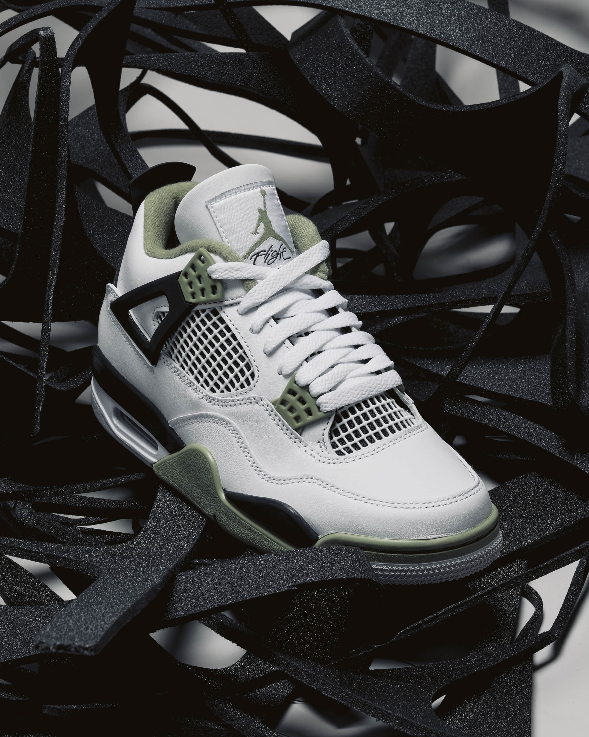 Nike Air Jordan 4 Retro White and Black – The Darkside Initiative