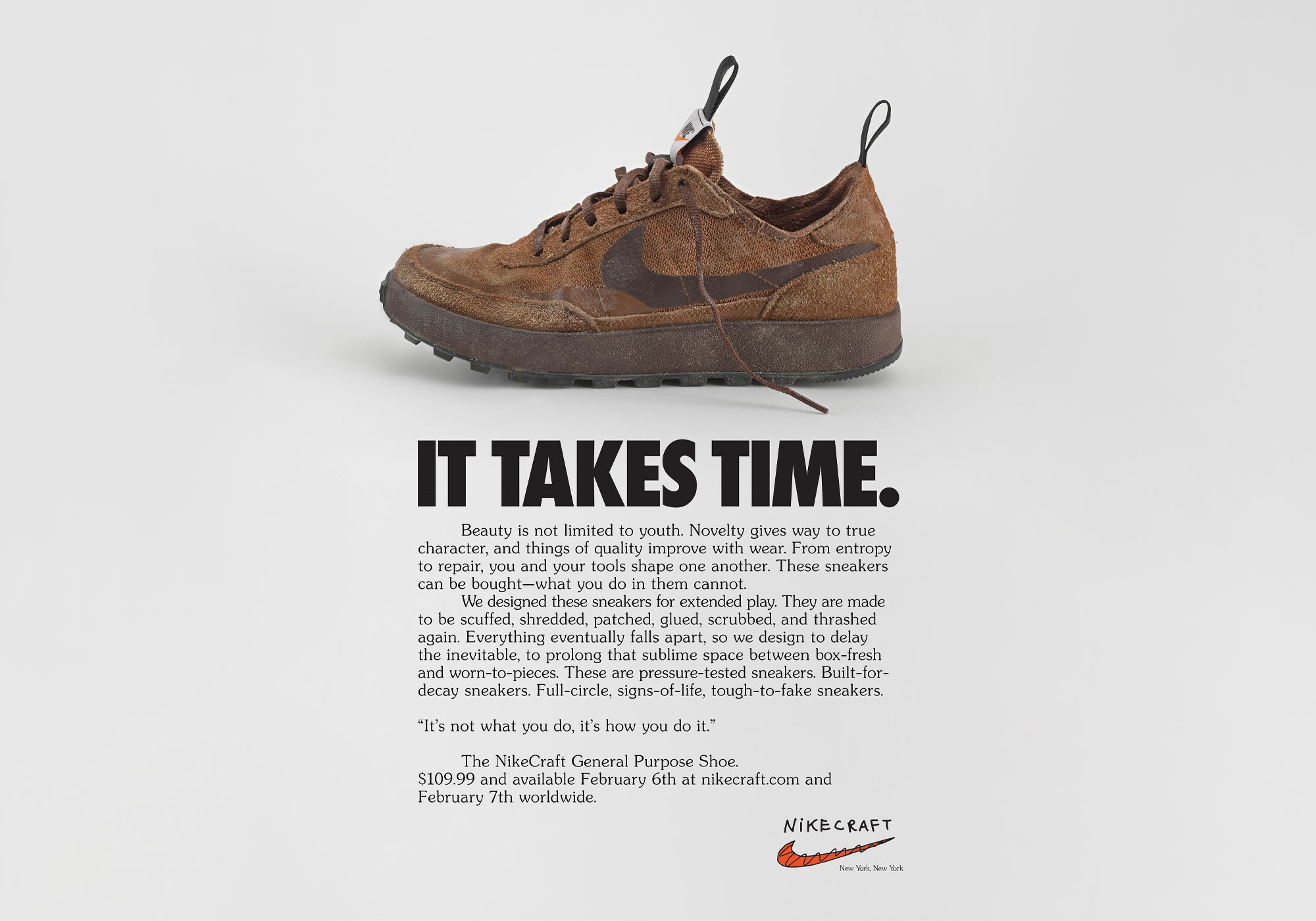 NikeCraft General Purpose Shoe x Tom Sachs 'Field Brown