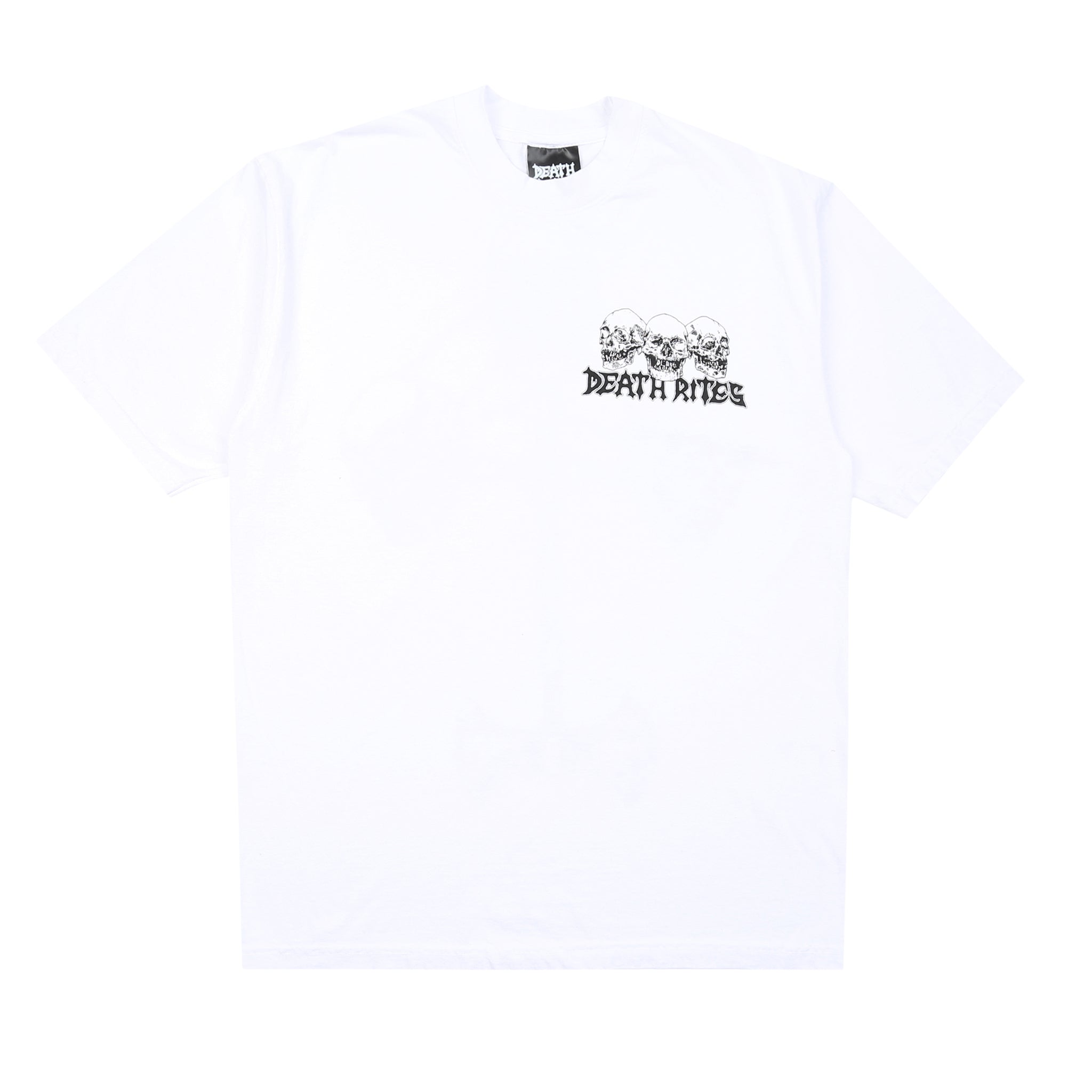 DRDROP12406-02] Death Rites Axe Grinder SS T-shirt (White) – The 
