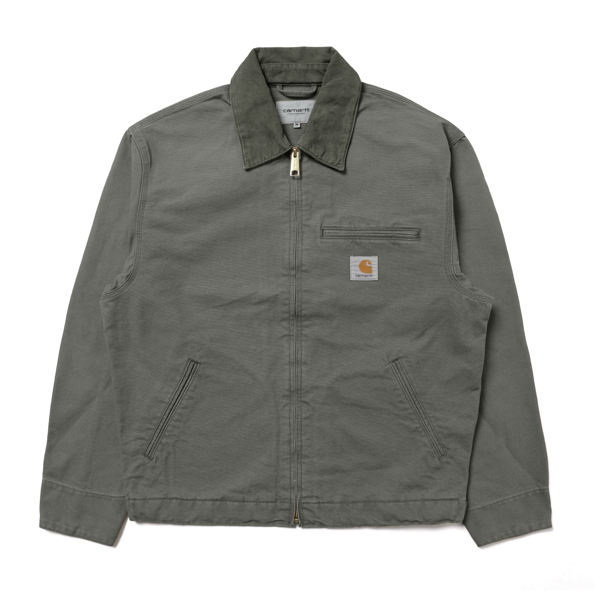Carhartt WIP Detroit jacket Noliner グレー I034819_3MA_4O] Carhartt WIP Detroit Jacket Stone Canvas (Leaf