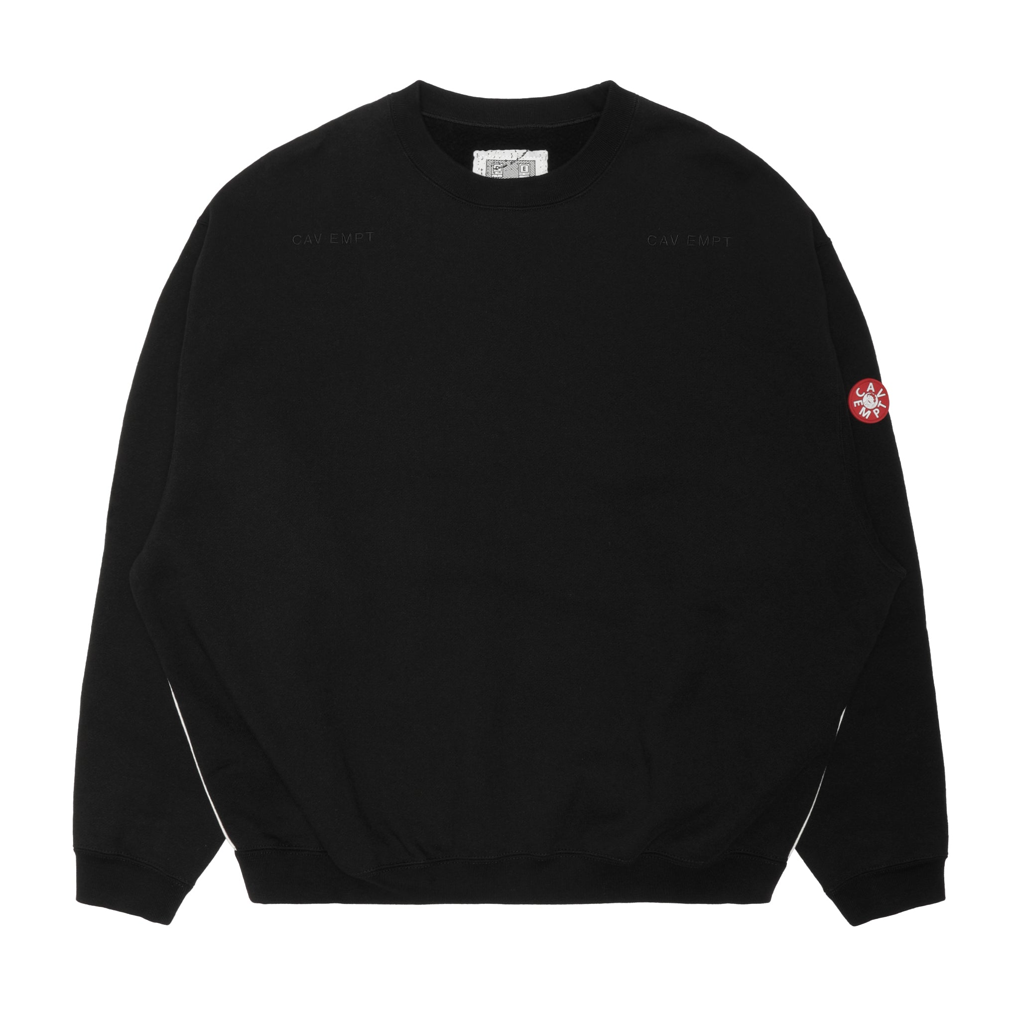 CAV EMPT トレーナー CES28CS12] Cav Empt Solid Loose Crewneck (Black) – The Darkside
