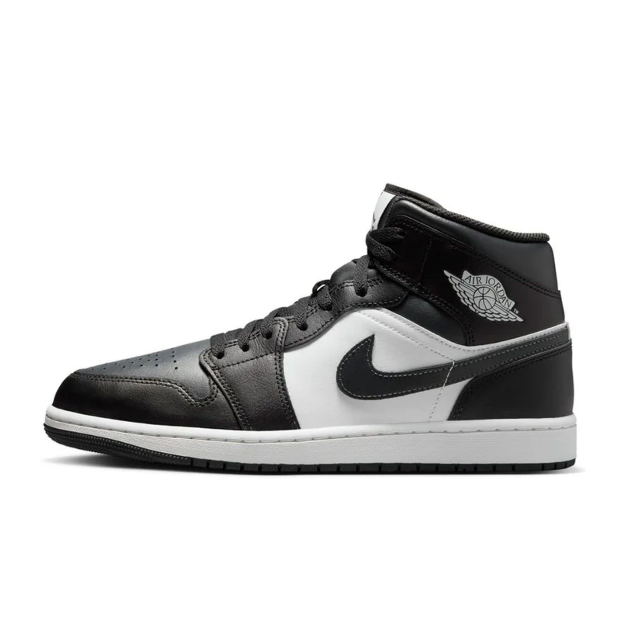 【NIKE】W AIR JORDAN 1 MID BLACK DQ8426-010] Air Jordan 1 Mid Black (Black, Summit White, Off