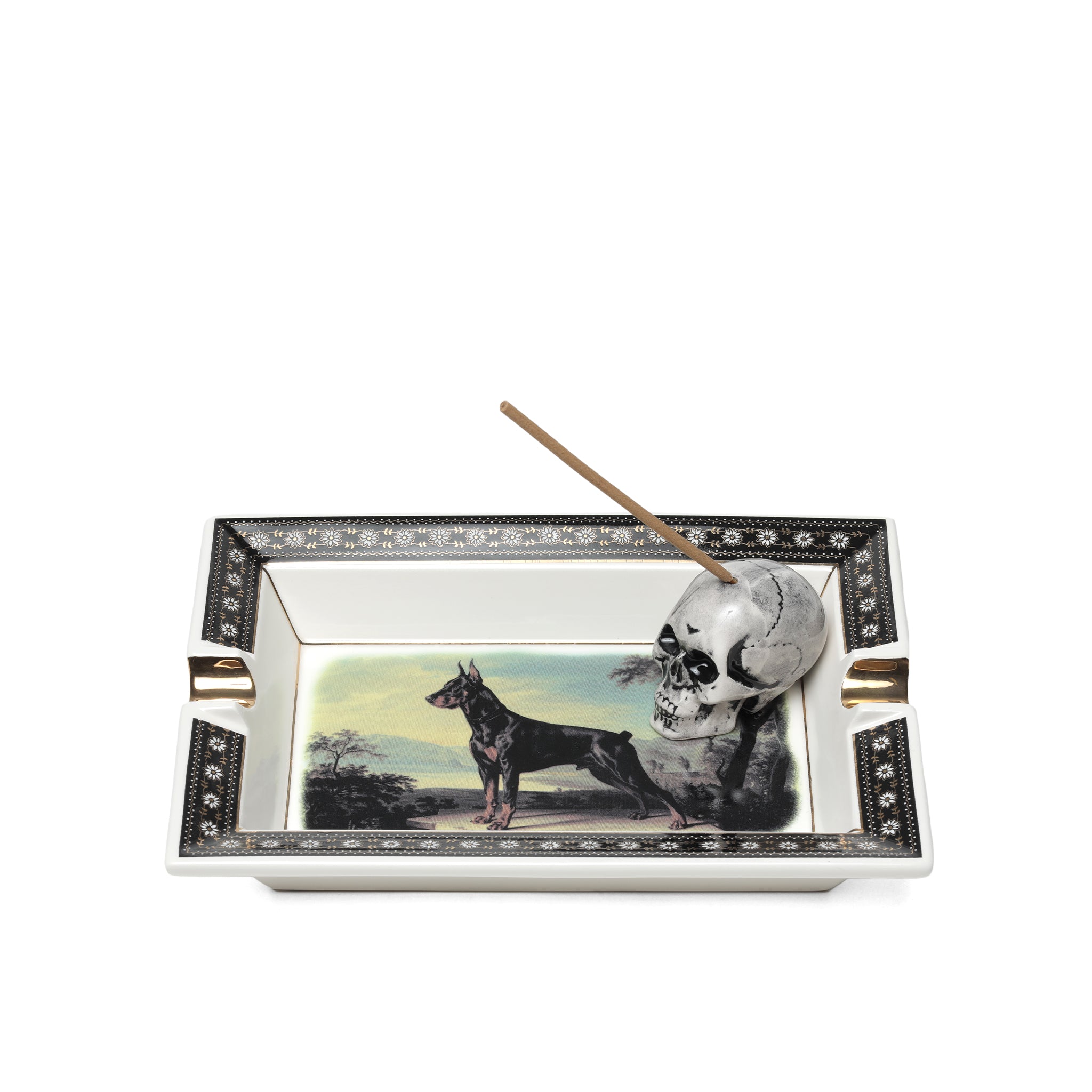 252AINH-AC01] Neighborhood Square Incense Tray (Black) – The