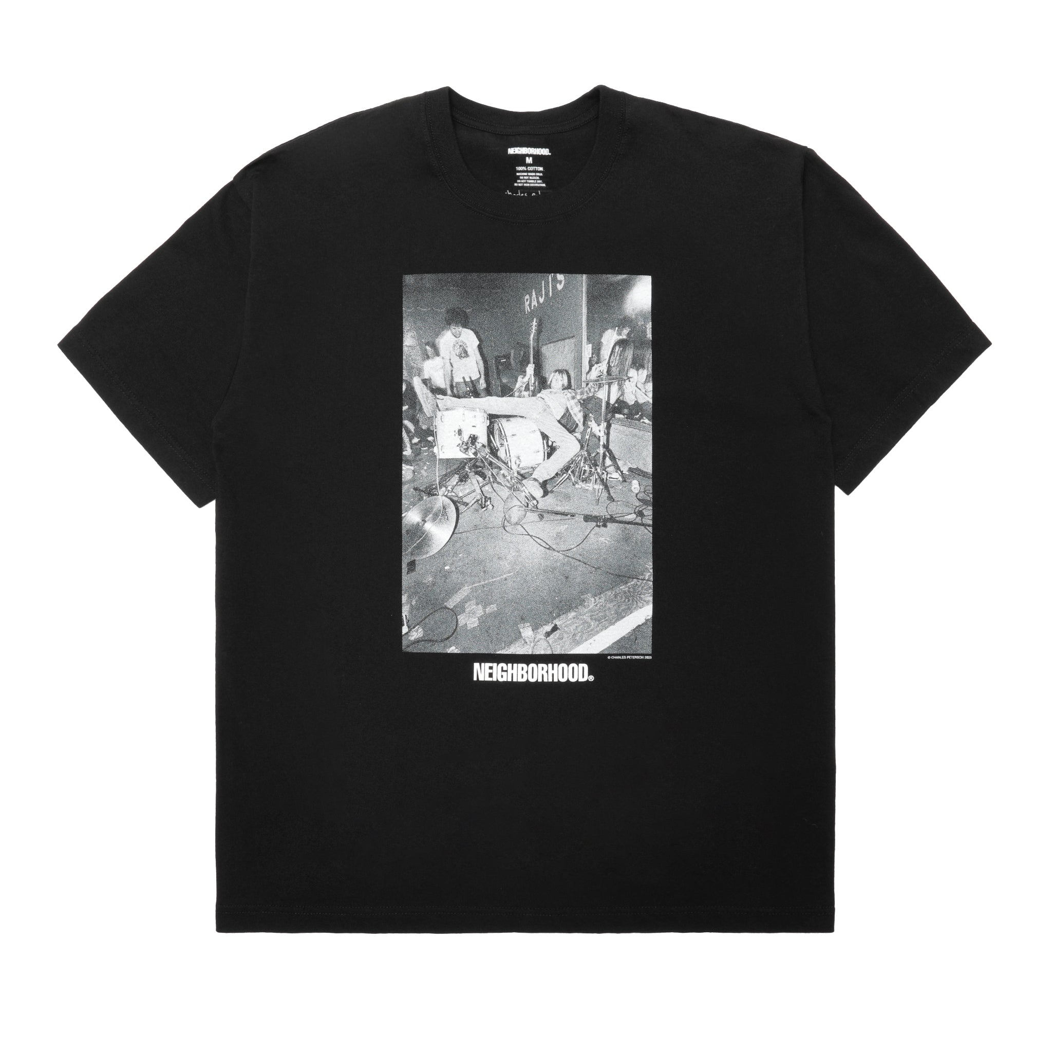 252PCNH-ST12S] Neighborhood x Charles Peterson Tee SS-3 (Black