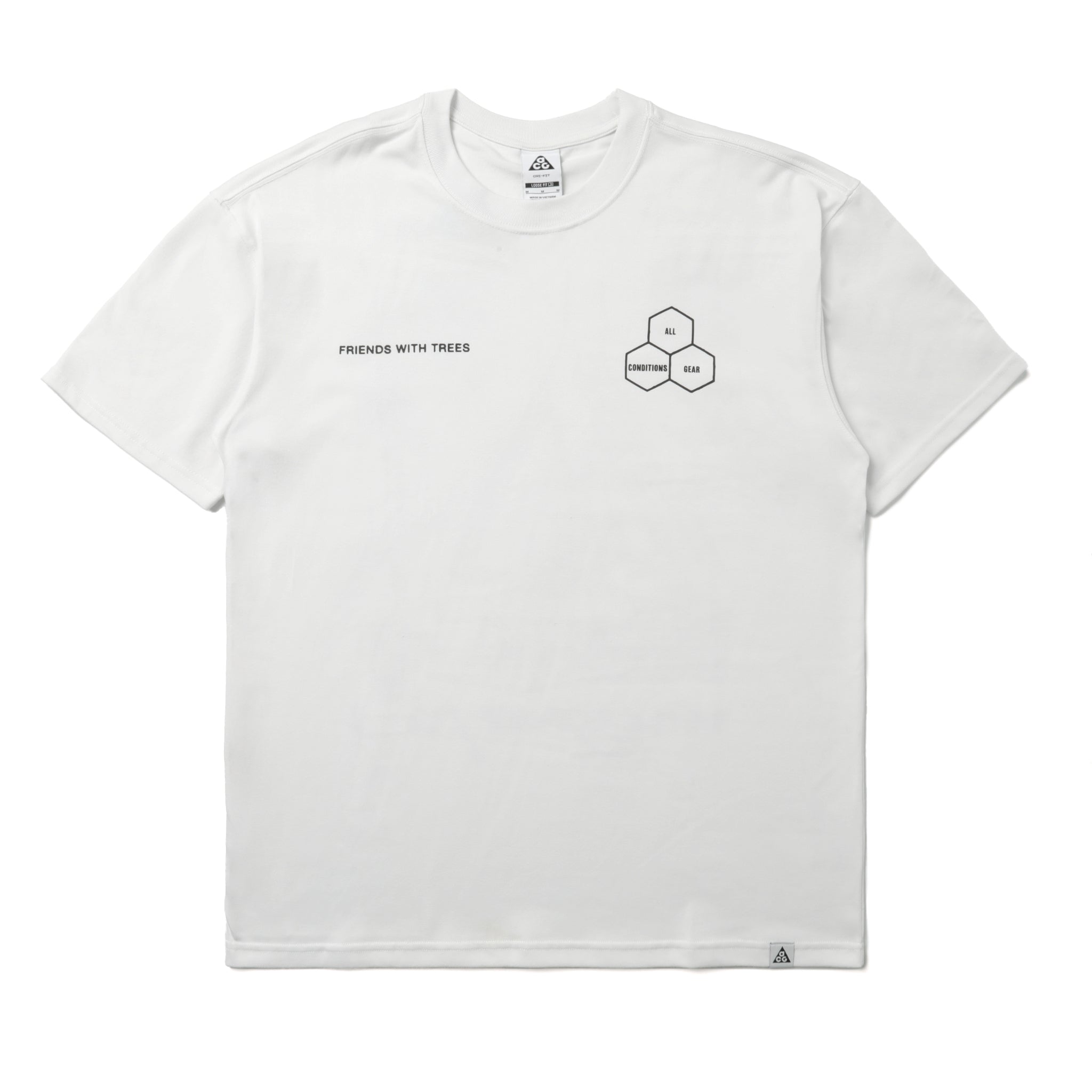 ★★Nike★★ ACG Walking Tree Dry Fit T-Shirt M Summit White HJ0796-121] Nike ACG Walking Tree T-Shirt (Summit White