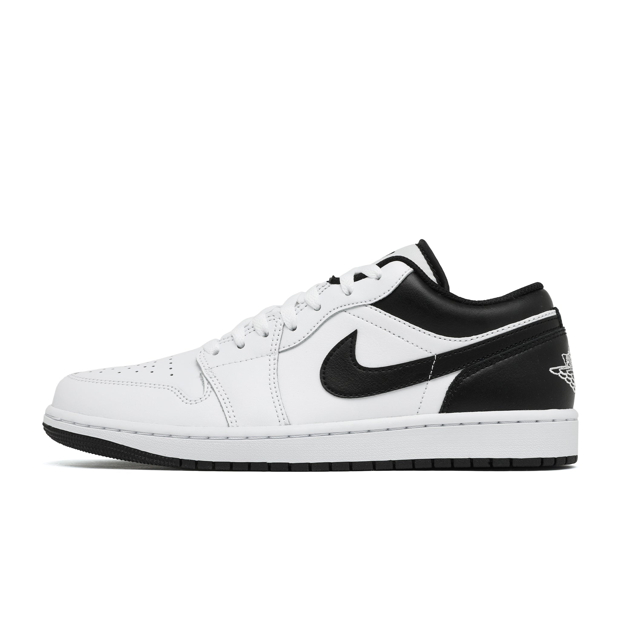 [553558132] Air Jordan 1 Low (White, Black) The Darkside Initiative