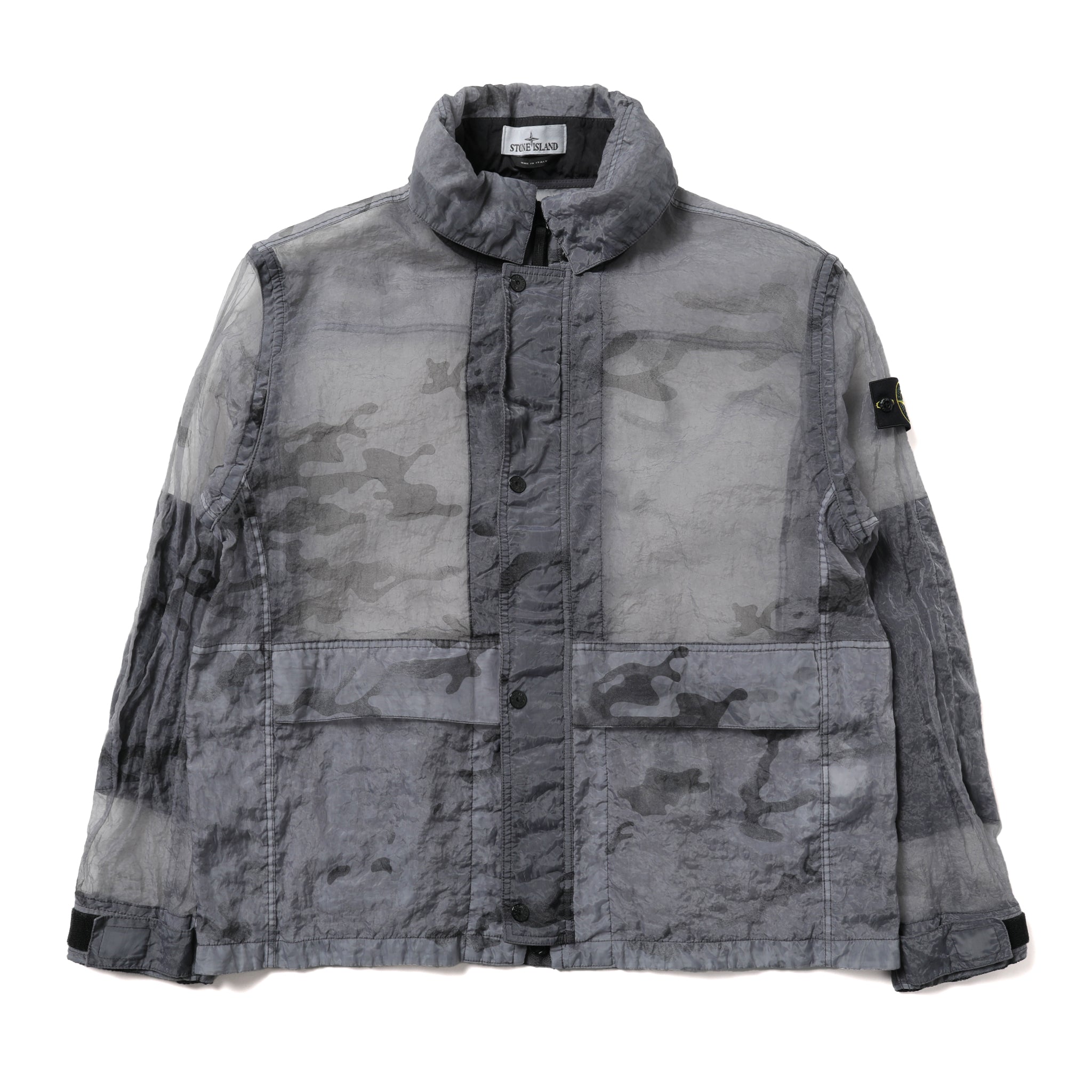Stone Island 2001 Monofilament Jacket Vintage Transparent Double