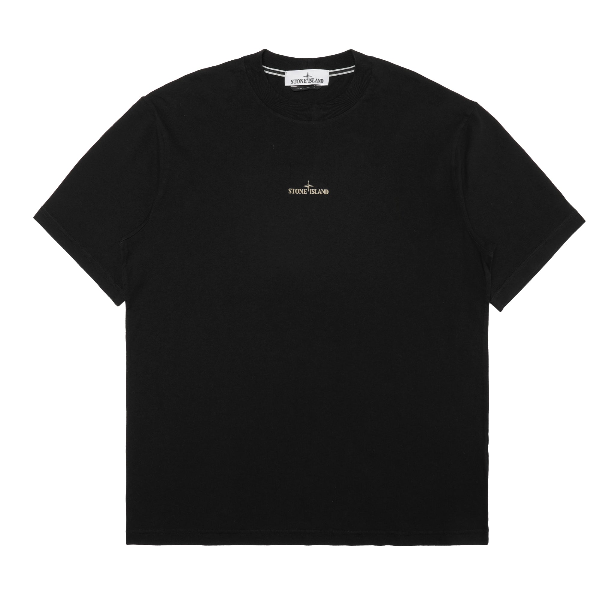 Stone Island Organic Cotton Jersey T-Shirt Black