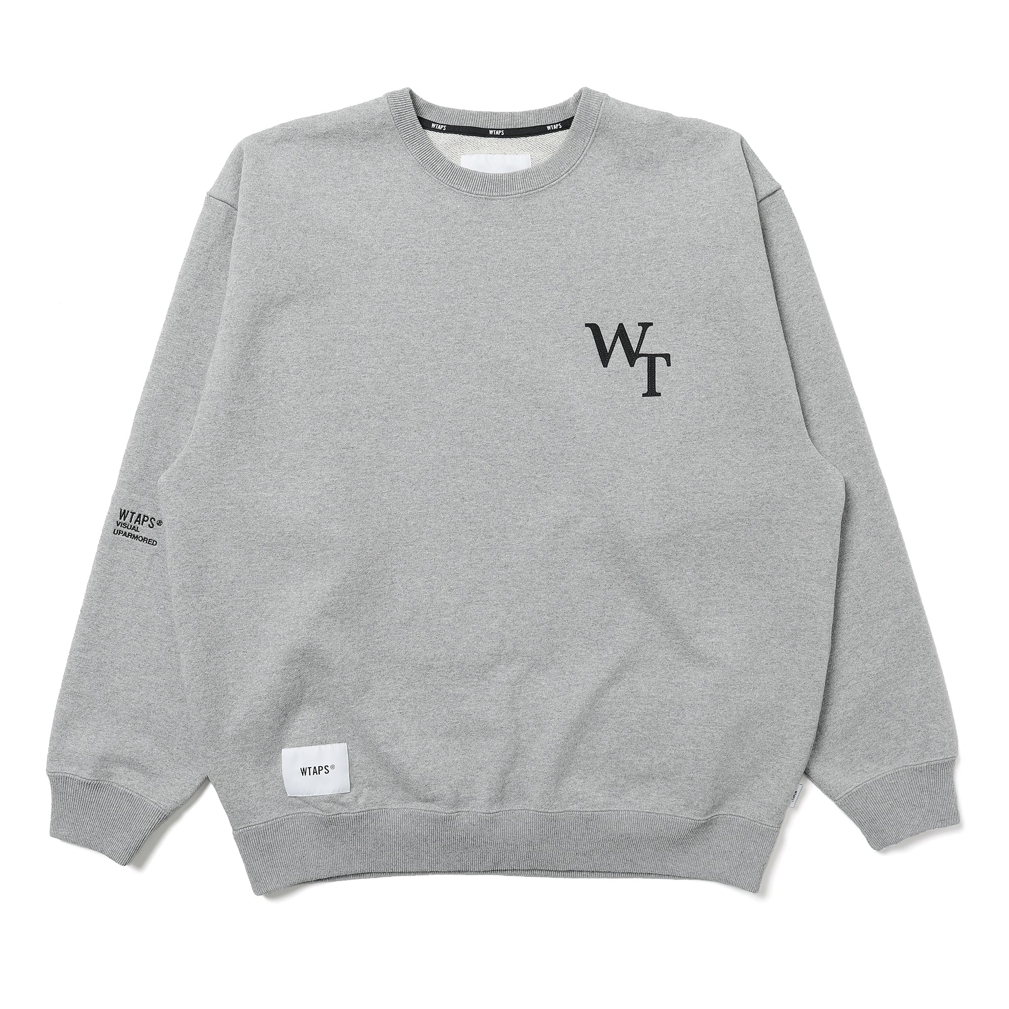 261ATDT-CSM04] WTAPS Academy Sweater (Ash Grey) – The Darkside