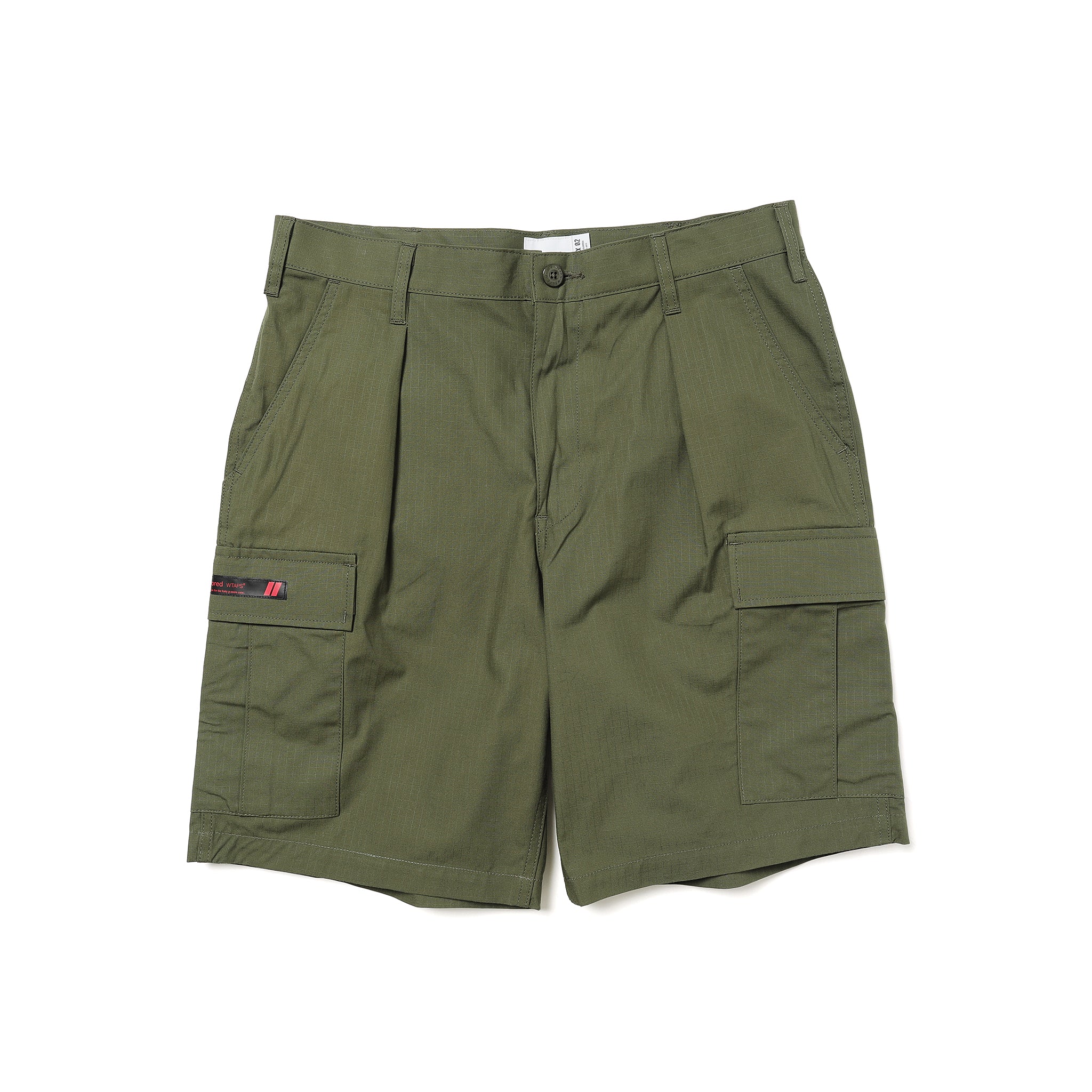 261WVDT-PTM06] WTAPS MILS9601 Shorts Cotton Ripstop (Olive Drab)