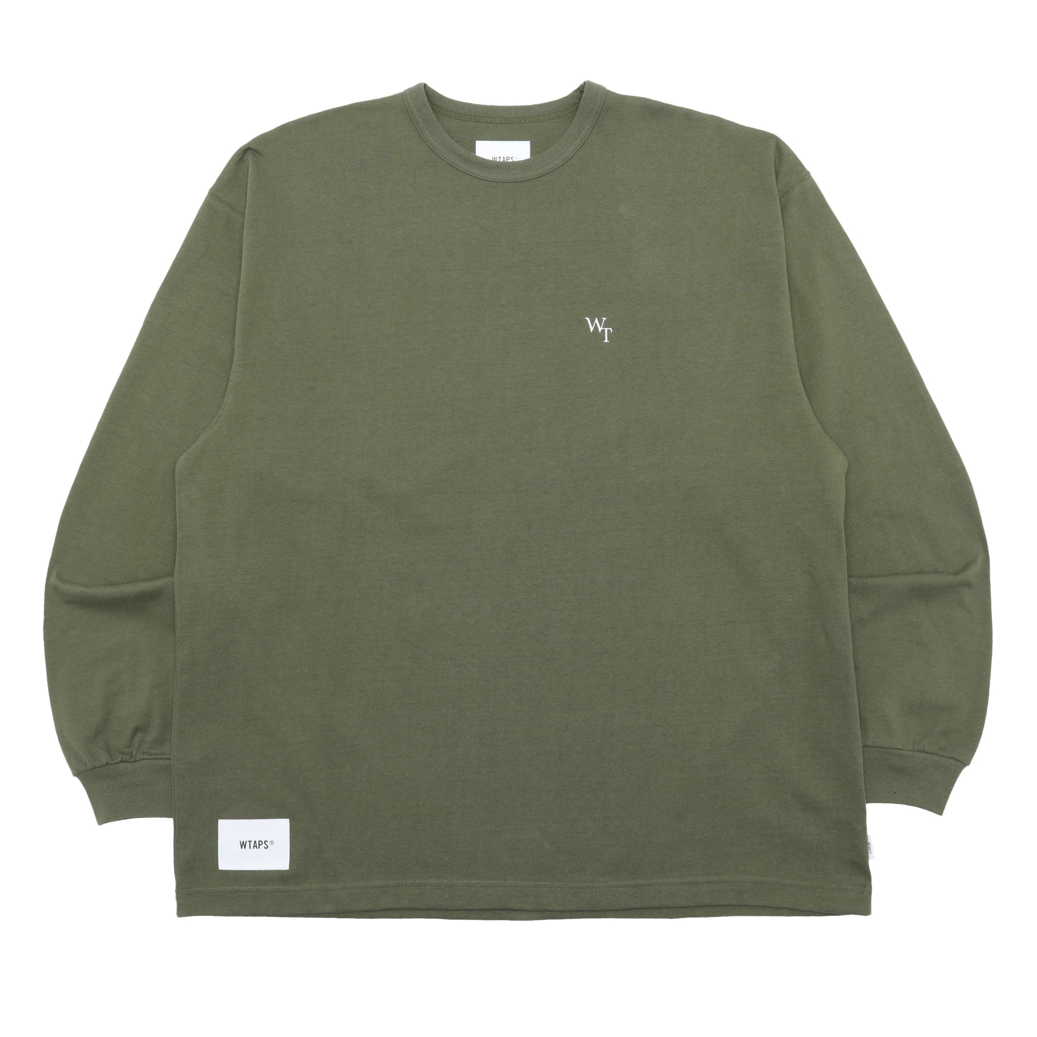 WTAPS Design 03 L/S T-Shirt Olive Drab