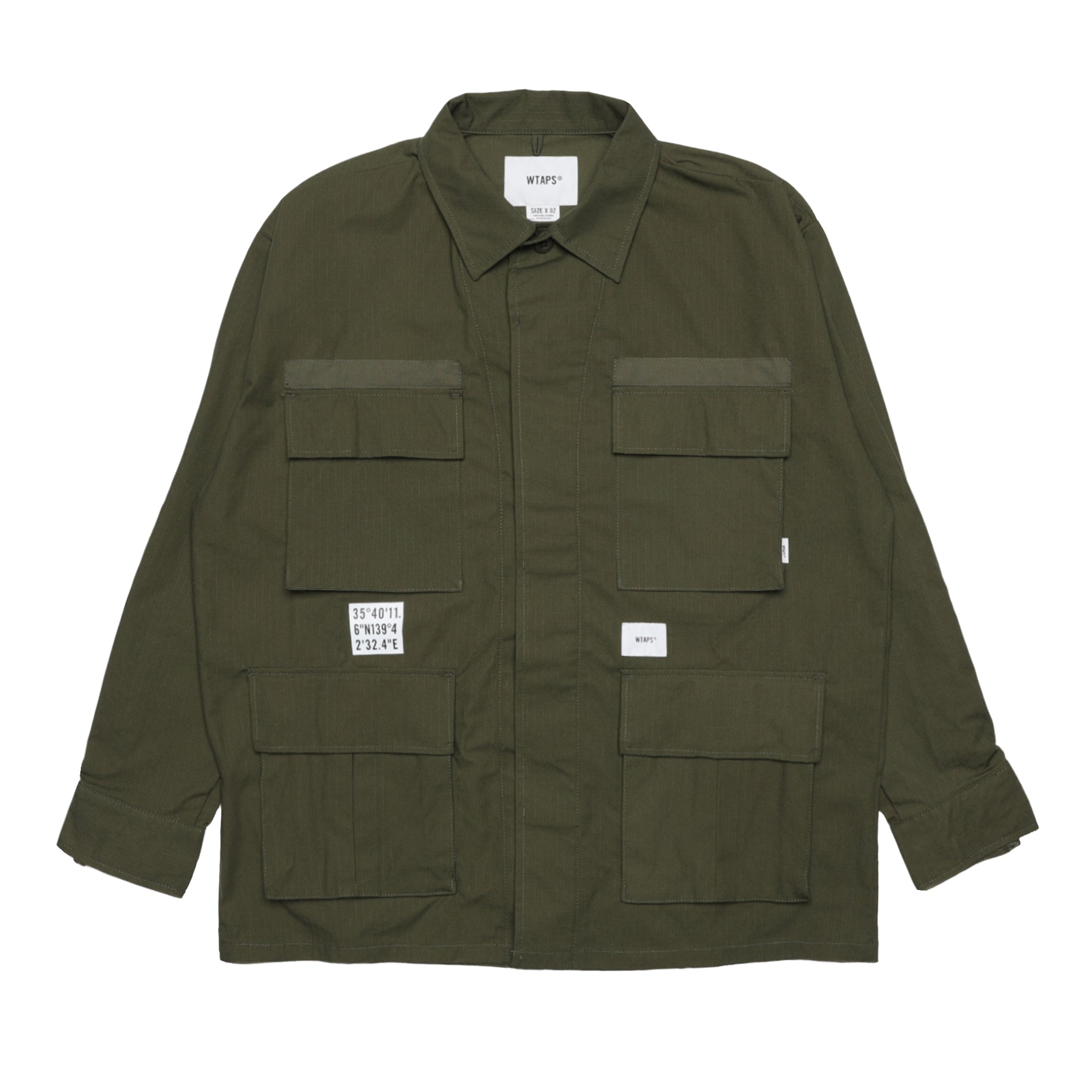 WTAPS GHILL SS COTTON OLIVE DRAB M
