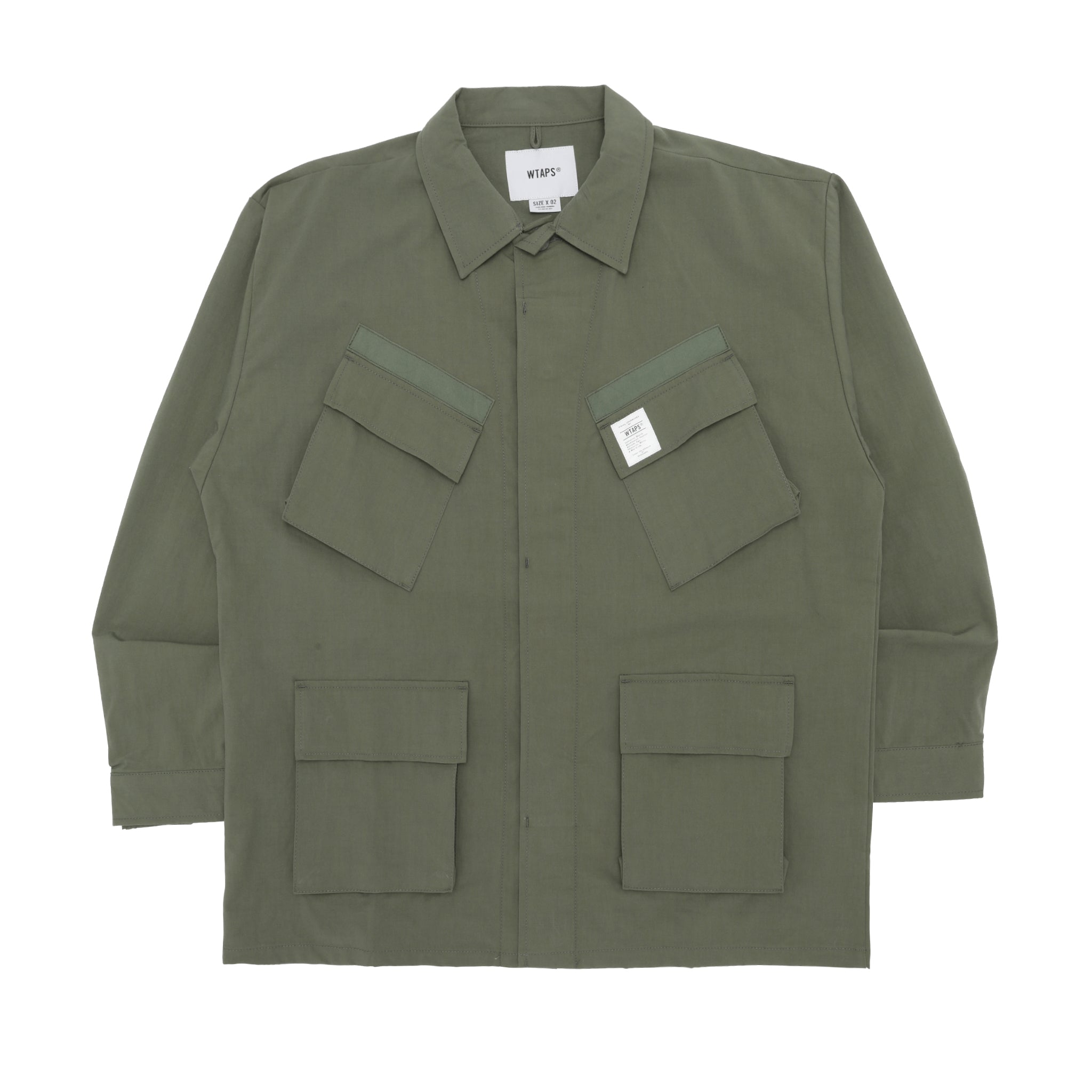 WTAPS SCOUT LS SHIRT OLIVE DRAB Sサイズ