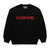 Wacko Maria Guilty Parties Type-3 Embroidered Heavy Weight Crewneck Sweatshirt Black