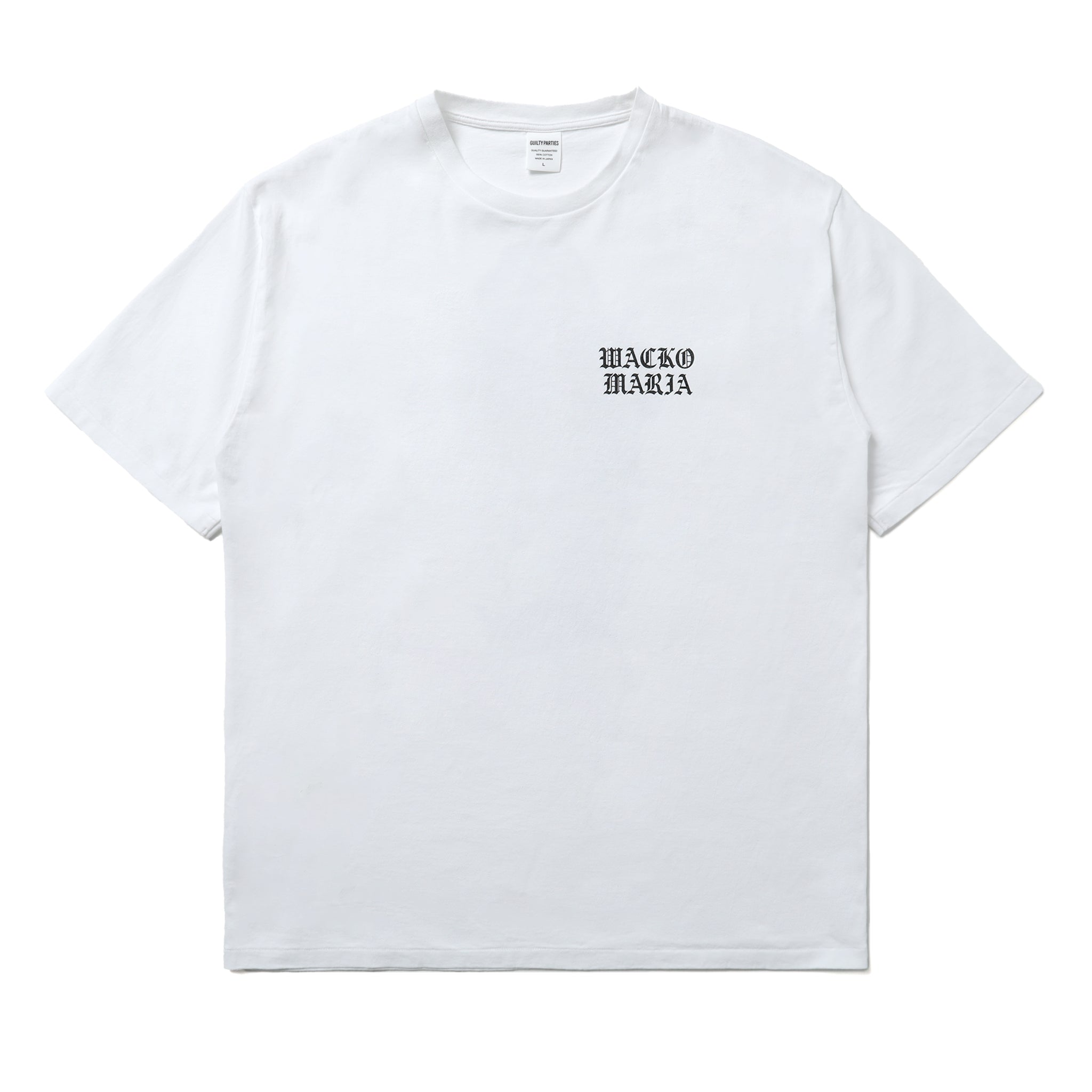 26SSE-WMT-WT01] Wacko Maria Washed Heavy Weight Crew Neck T-Shirt