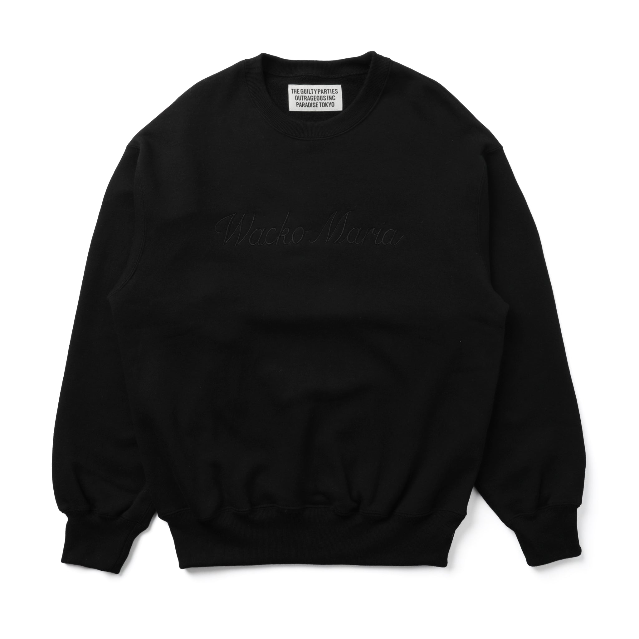WACKO MARIA/MIDDLE WEIGHT CREW NECK SWEAT SHIRT（GRAY