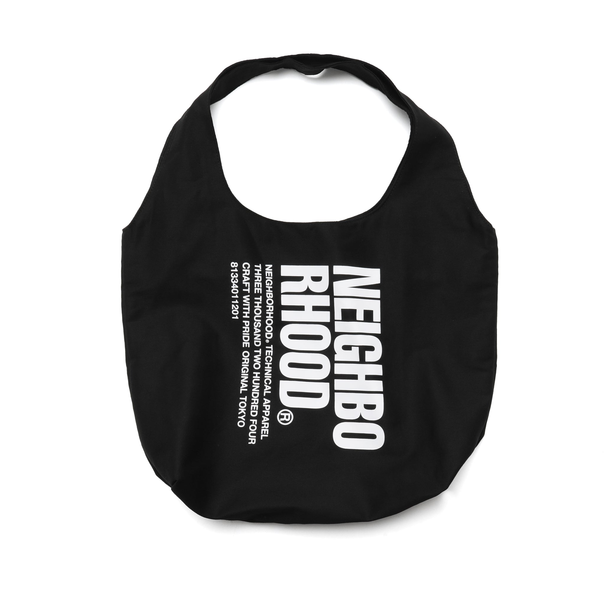 Neighborhood ID Tote Bag-M Black