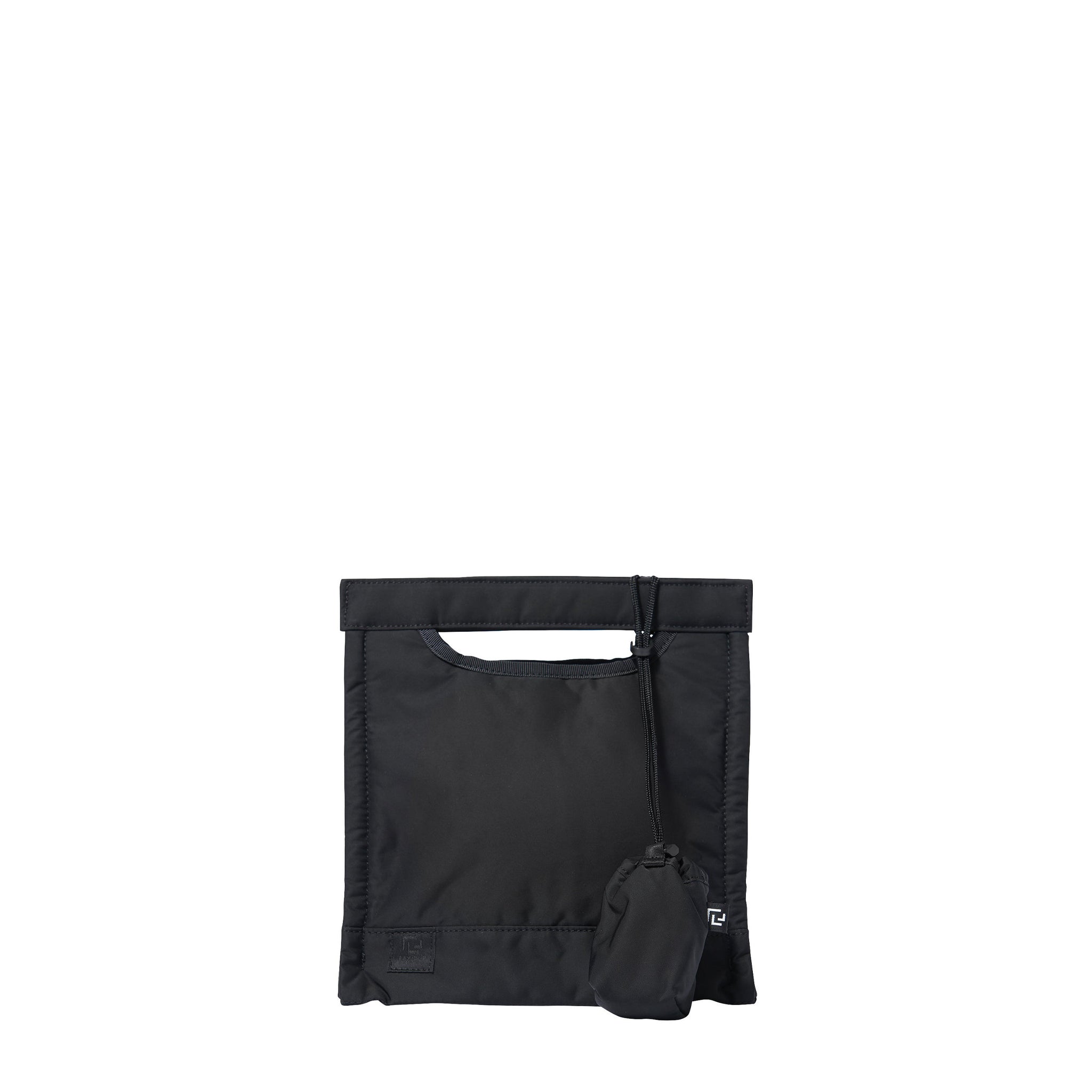 Black Organic Box Tote Bag