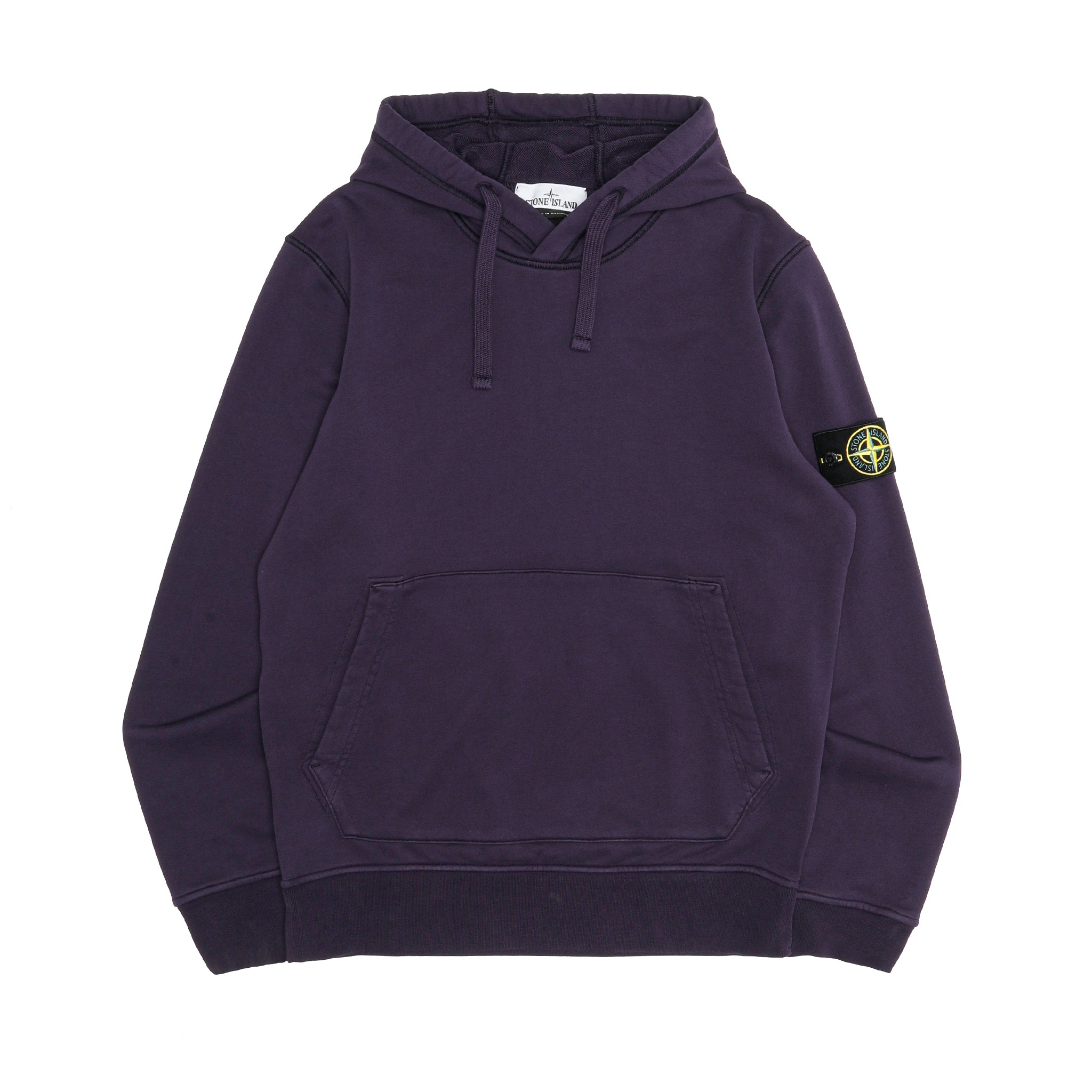 64151_V0026] Stone Island Cotton Fleece Hooded Sweatshirt (Ink Blue) – The  Darkside Initiative