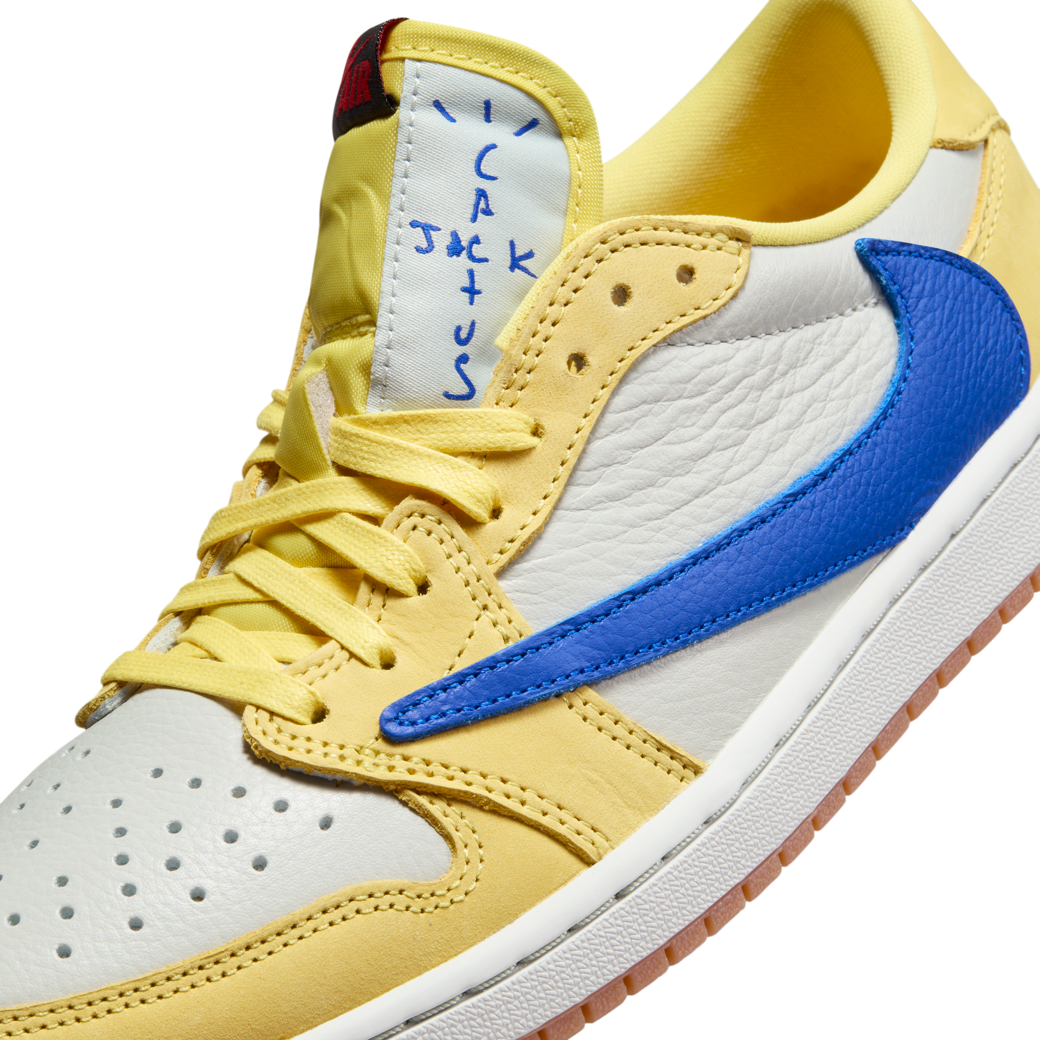 Women's Air Jordan 1 Low x Travis Scott 'Canary' – The Darkside Women's Air Jordan 1 Low x Travis Scott 'Canary' – The Darkside