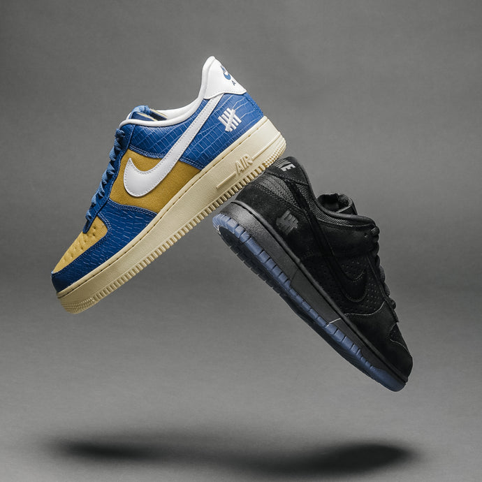 Nike x Undefeated Air Force 1 Low and Dunk Low “5 On It”