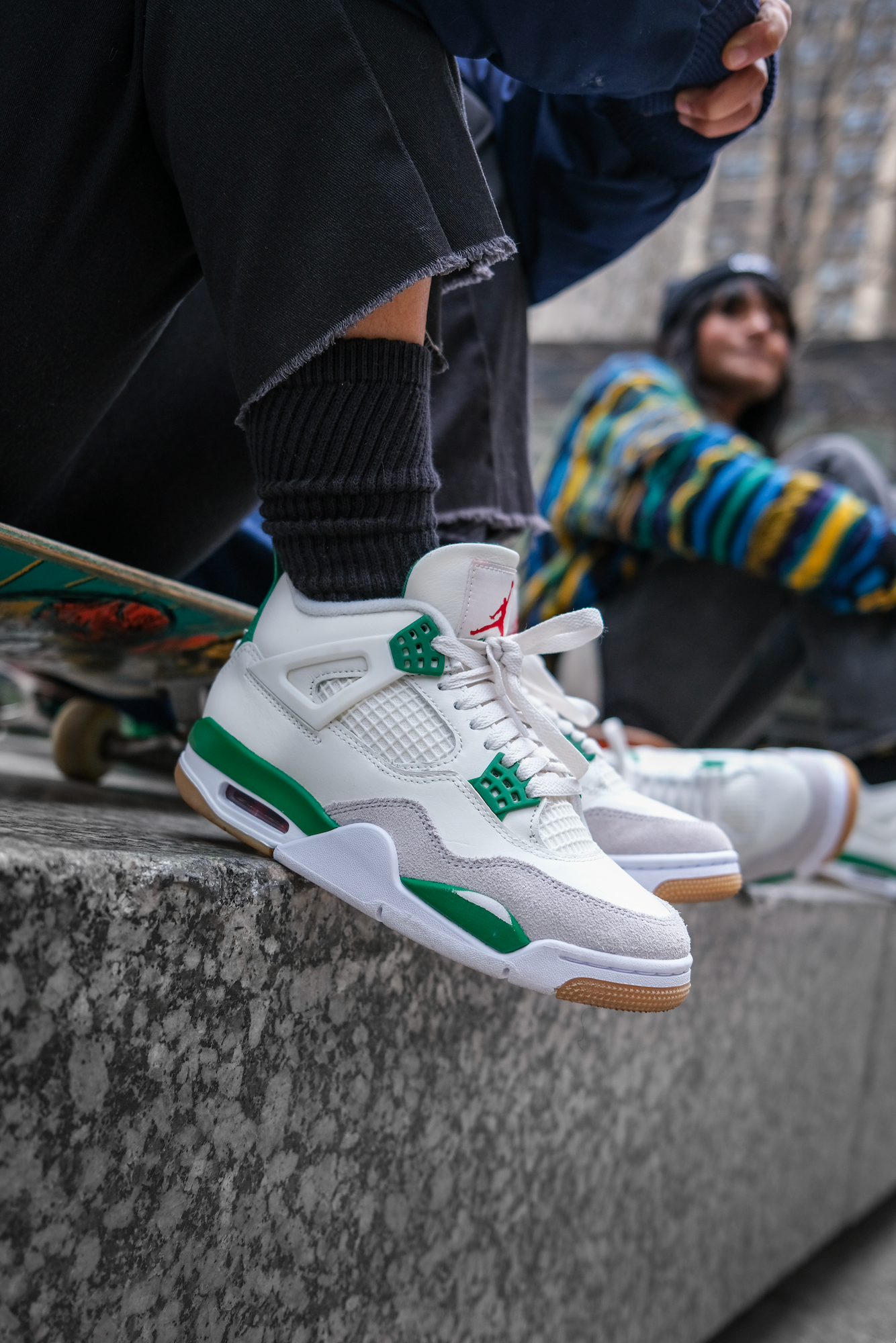 Nike SB x Air Jordan 4 'Pine Green' – The Darkside Initiative Nike SB x Air Jordan 4 'Pine Green' – The Darkside Initiative