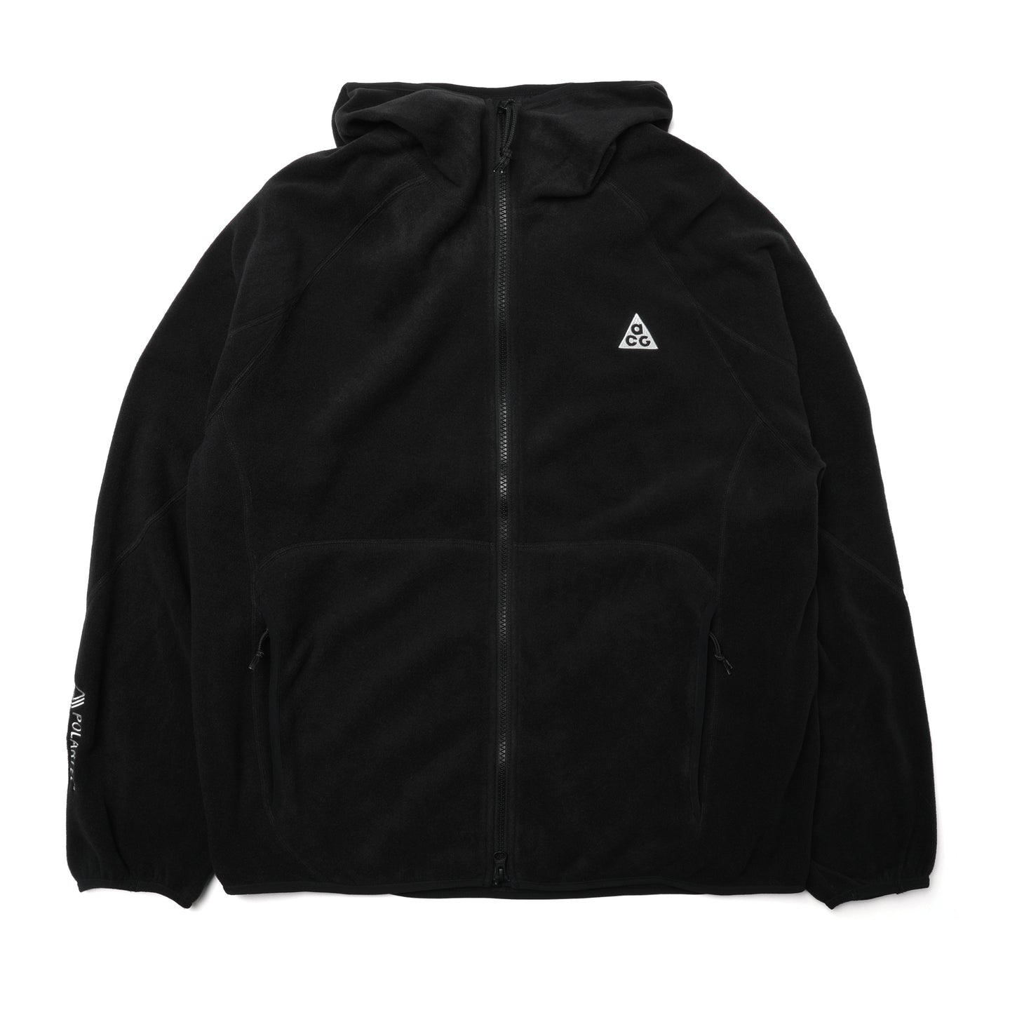 Nike ACG 'Wolf Tree' Full Zip-Up Hoodie Black