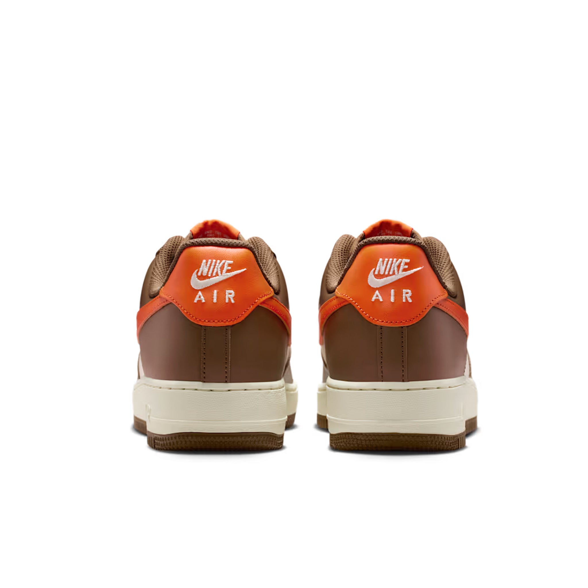 スニーカー Nike エアフォース 1 ’07 ロー レザー ホワイト ブラウン オレンジ IO7545-221 クラシック カジュアル シューズ Mosswood Brown IO7545-221] Nike Air Force 1 Low'07 'Mosswood' (Mosswood Brown