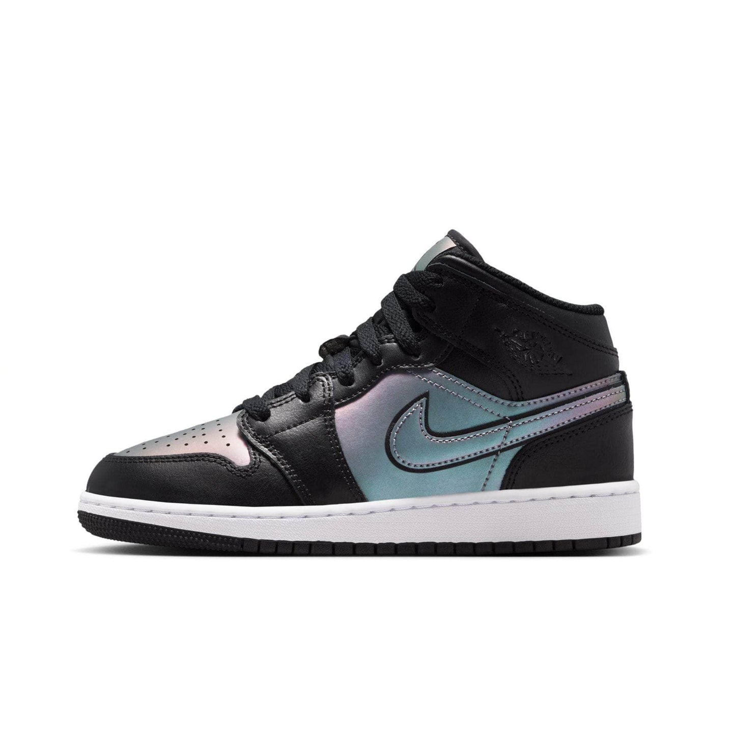 Big Kids' Air Jordan 1 Mid SE BG Black
