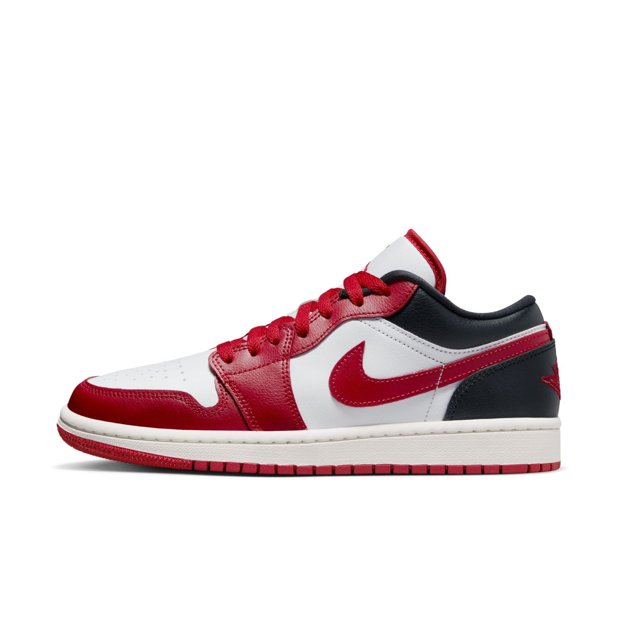 Nike ☆ Air Jordan 1 Low Gym Red DC0774-160] Women's Air Jordan 1 Low (Gym Red, White, Black