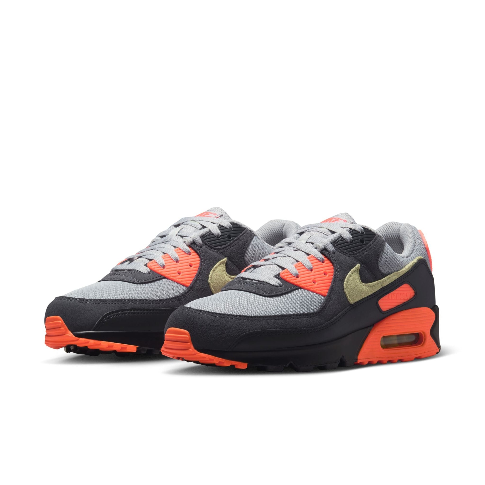 DM0029-018] Nike Air Max 90 'Hyper Crimson' (Light Smoke Grey