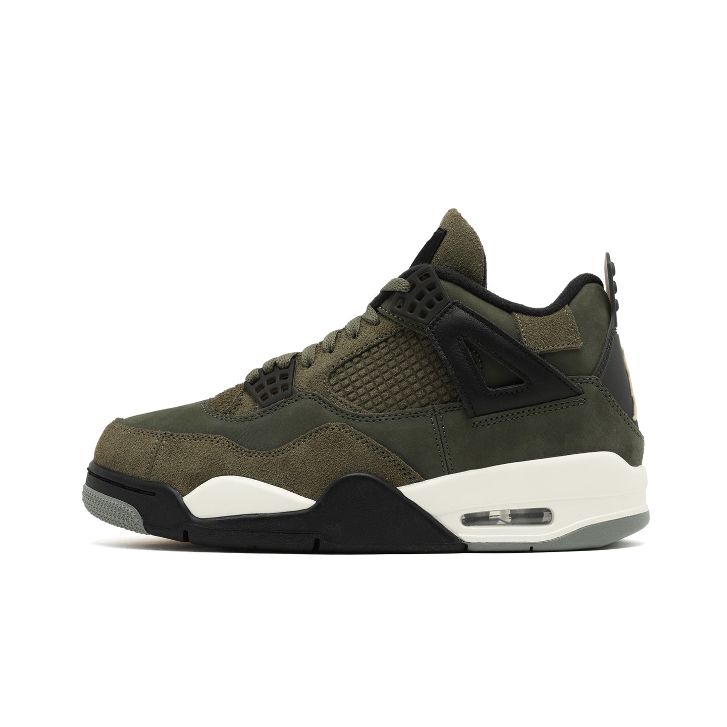 Big Kids' Air Jordan 4 Retro SE Craft 'Medium Olive'