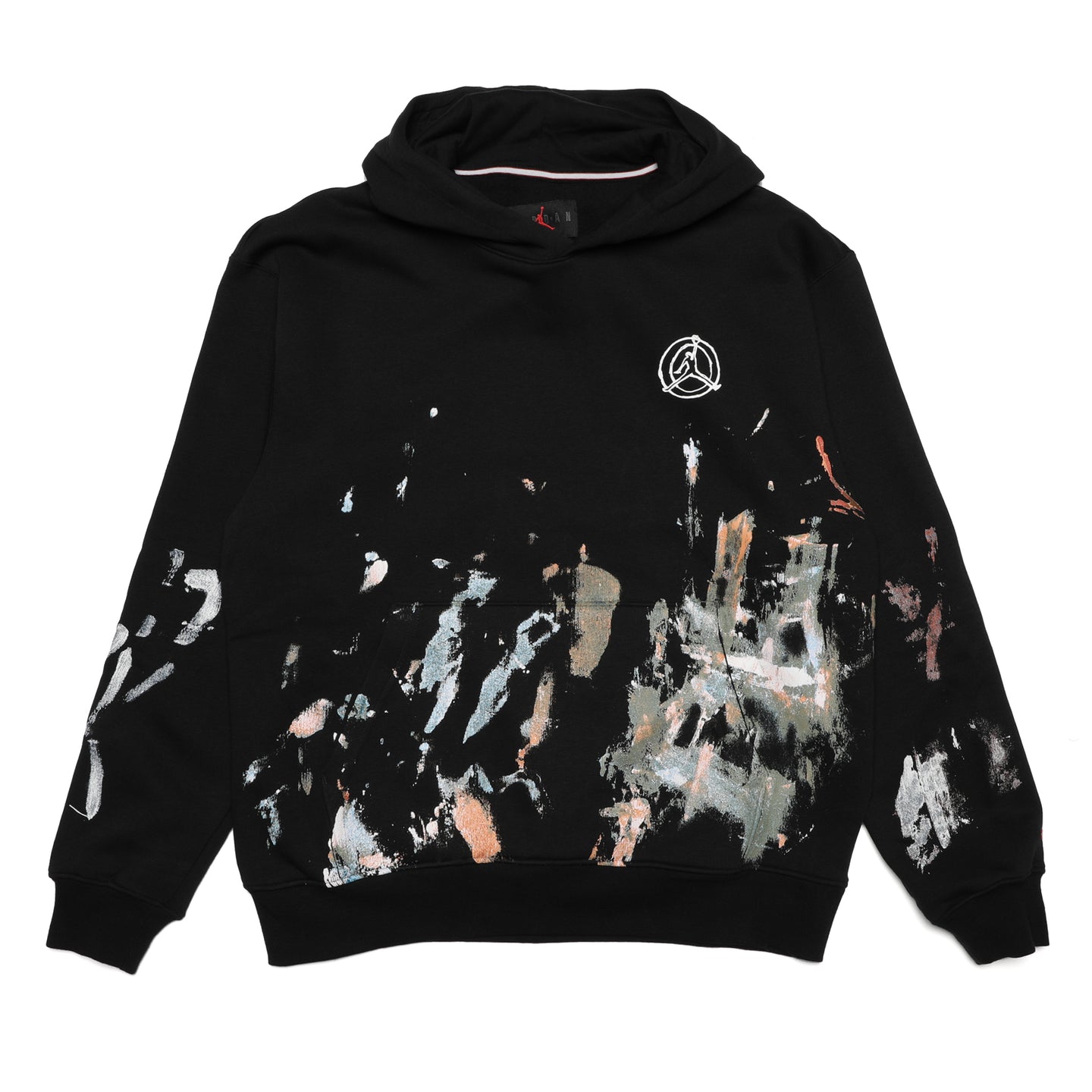 Jordan Artist Series by Jammie Holmes Fleece Pullover Hoodie Black