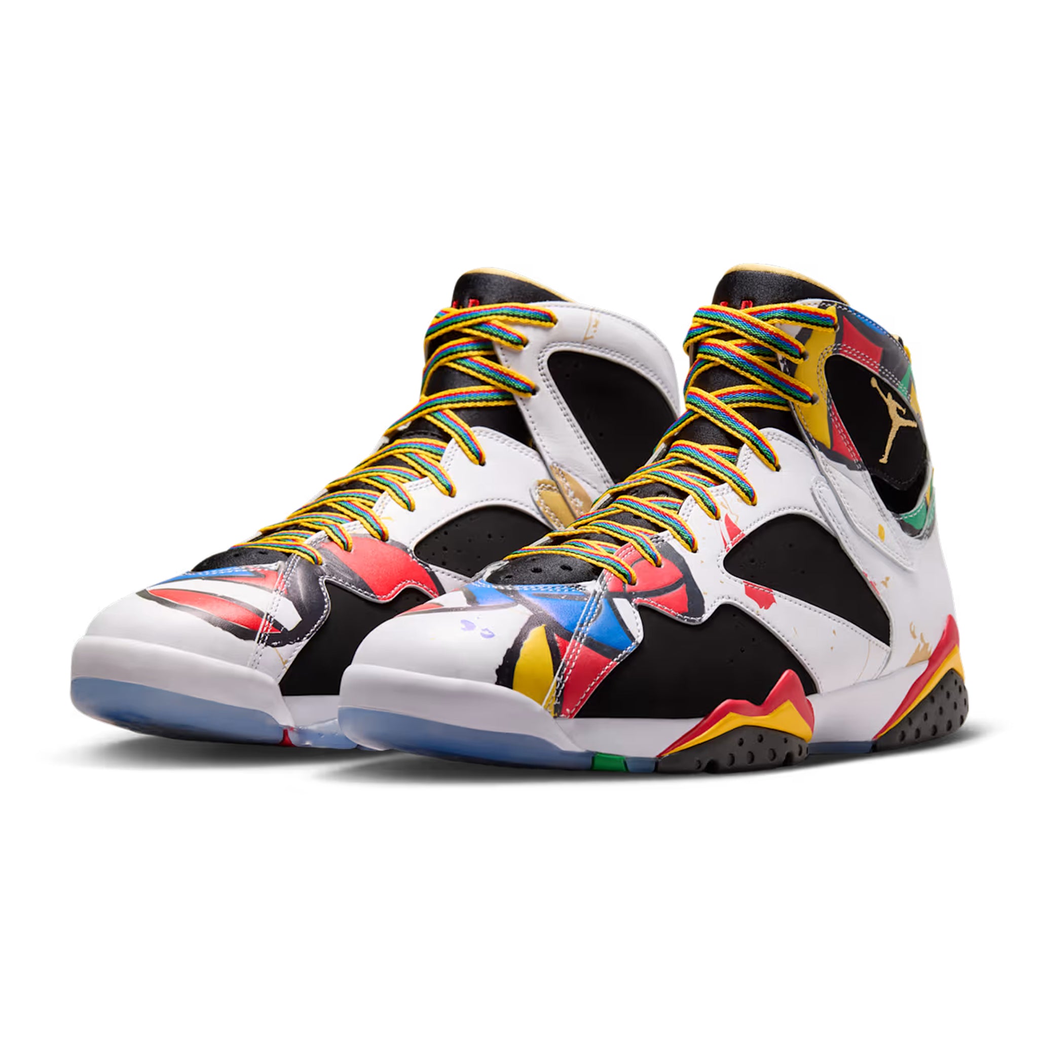 IQ6573-100] Air Jordan 7 Retro 'Miró' (White, Metallic Gold, Sport