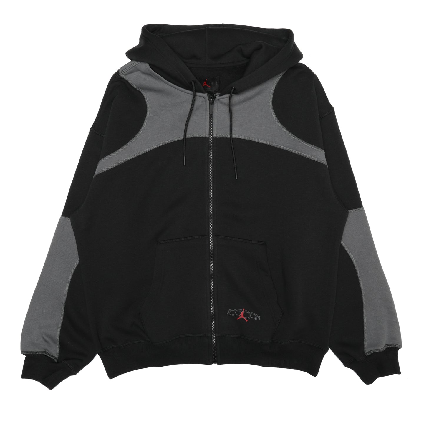 Air Jordan Oversized Stretch Full Zip Hoodie Black