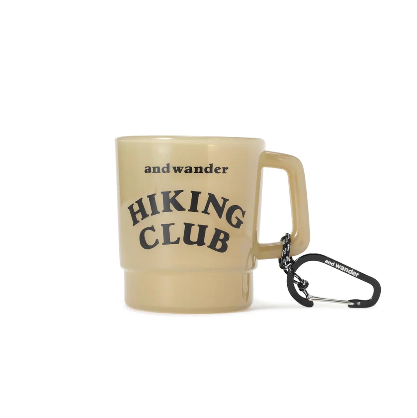 and wander Hiking Club PP Mug Beige