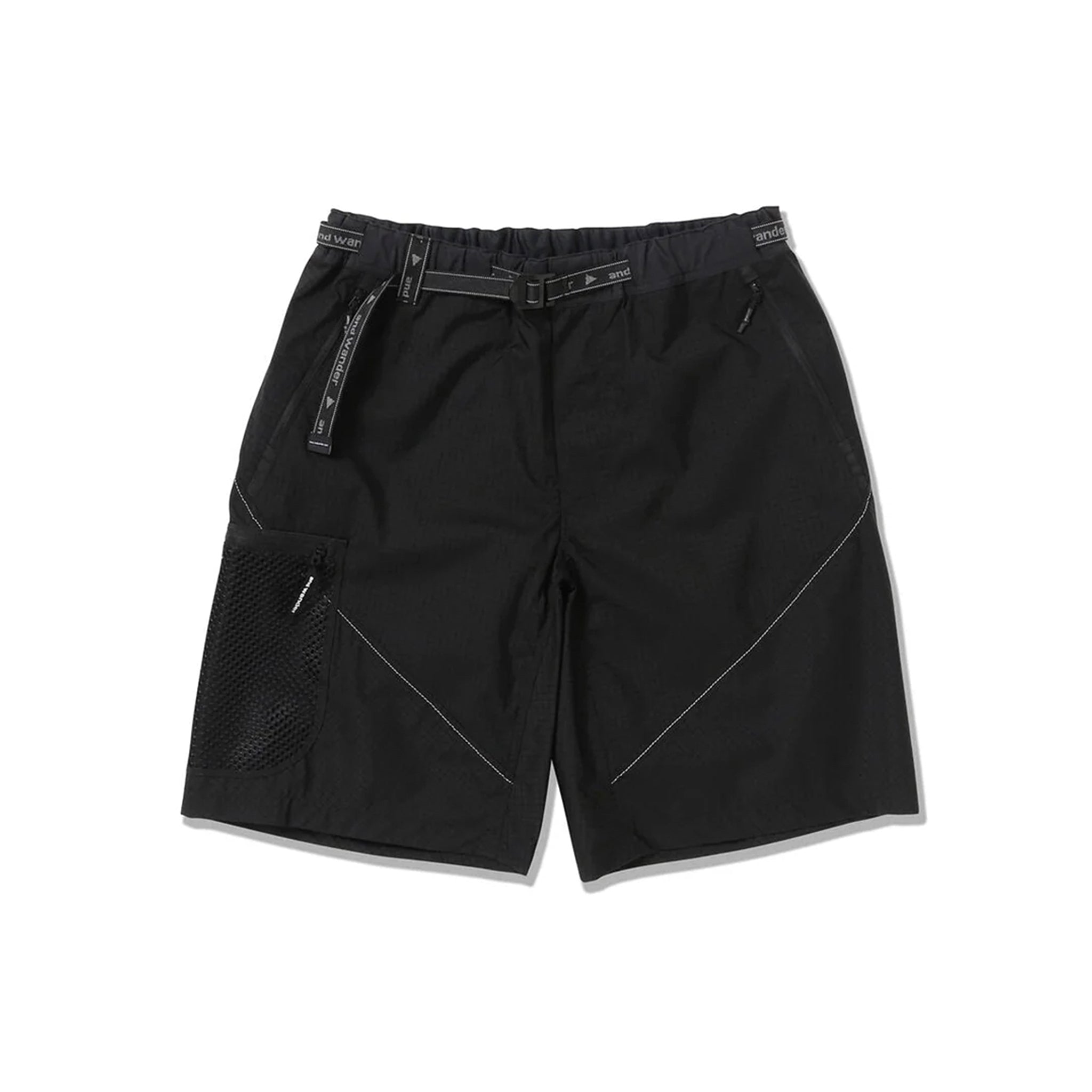 and wander 「 breath rip short pants 」 5746122012_010] and wander Breath Rip Short Pant (Black) – The