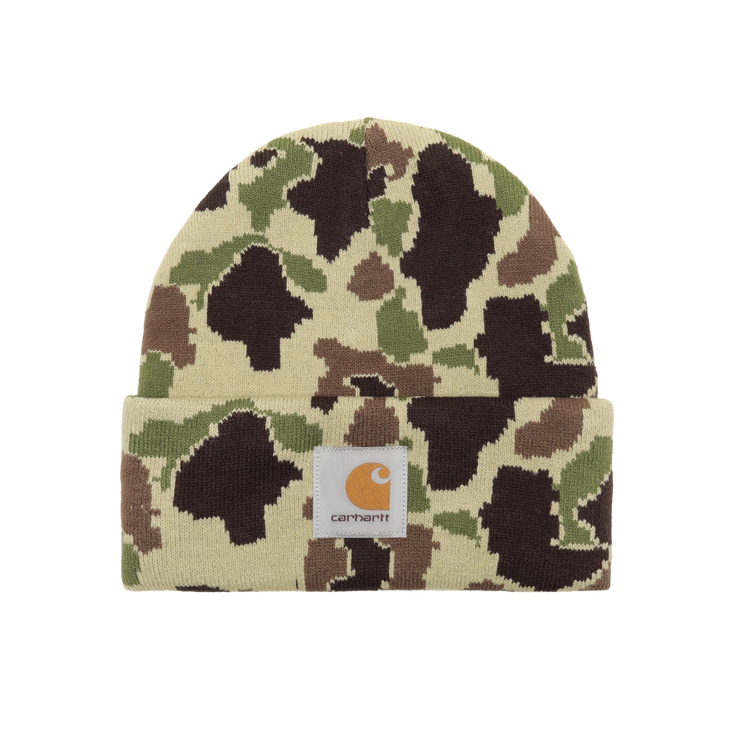 Carhartt WIP Camo Duck Beanie Green
