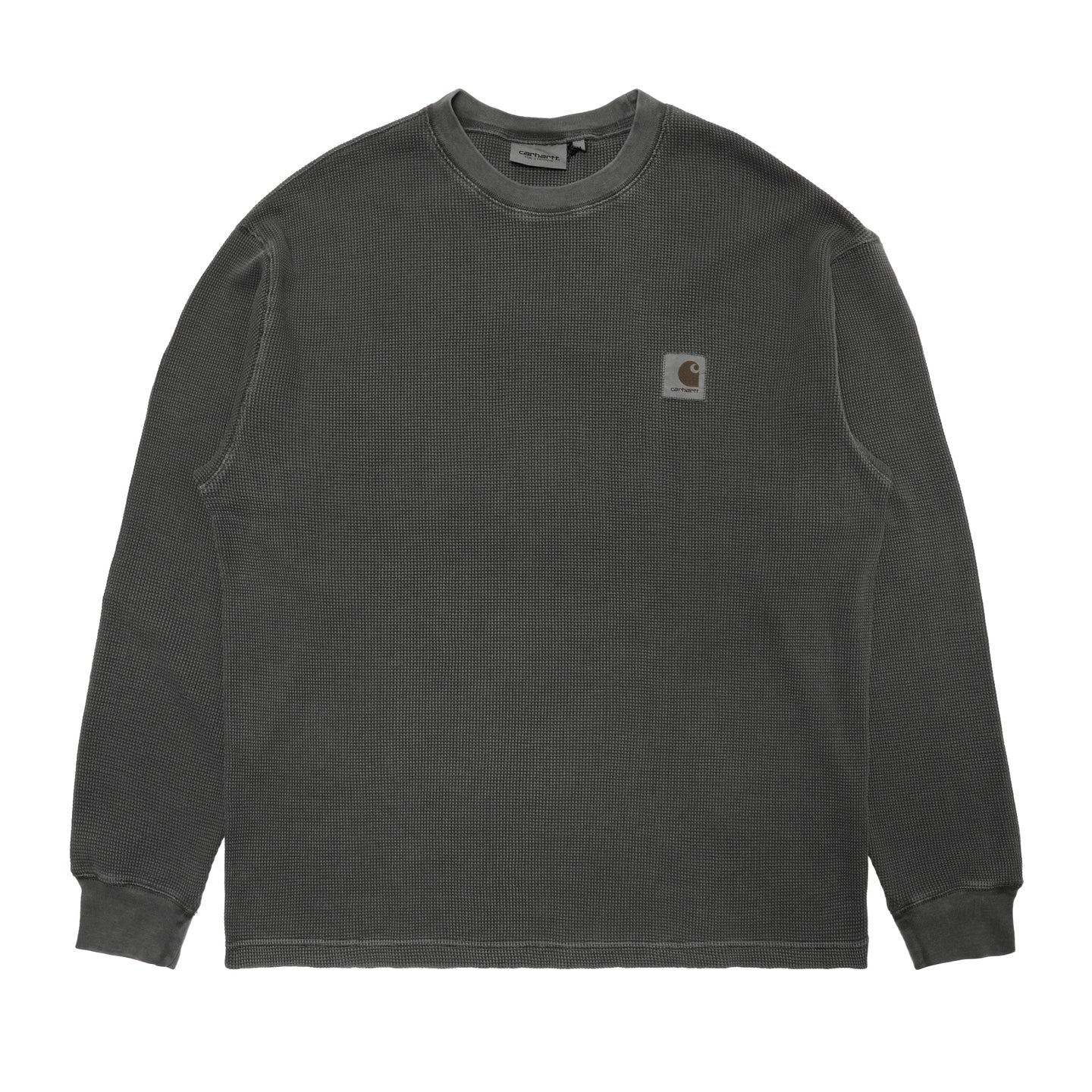 Carhartt WIP Long Sleeve Vista Waffle T-Shirt Black