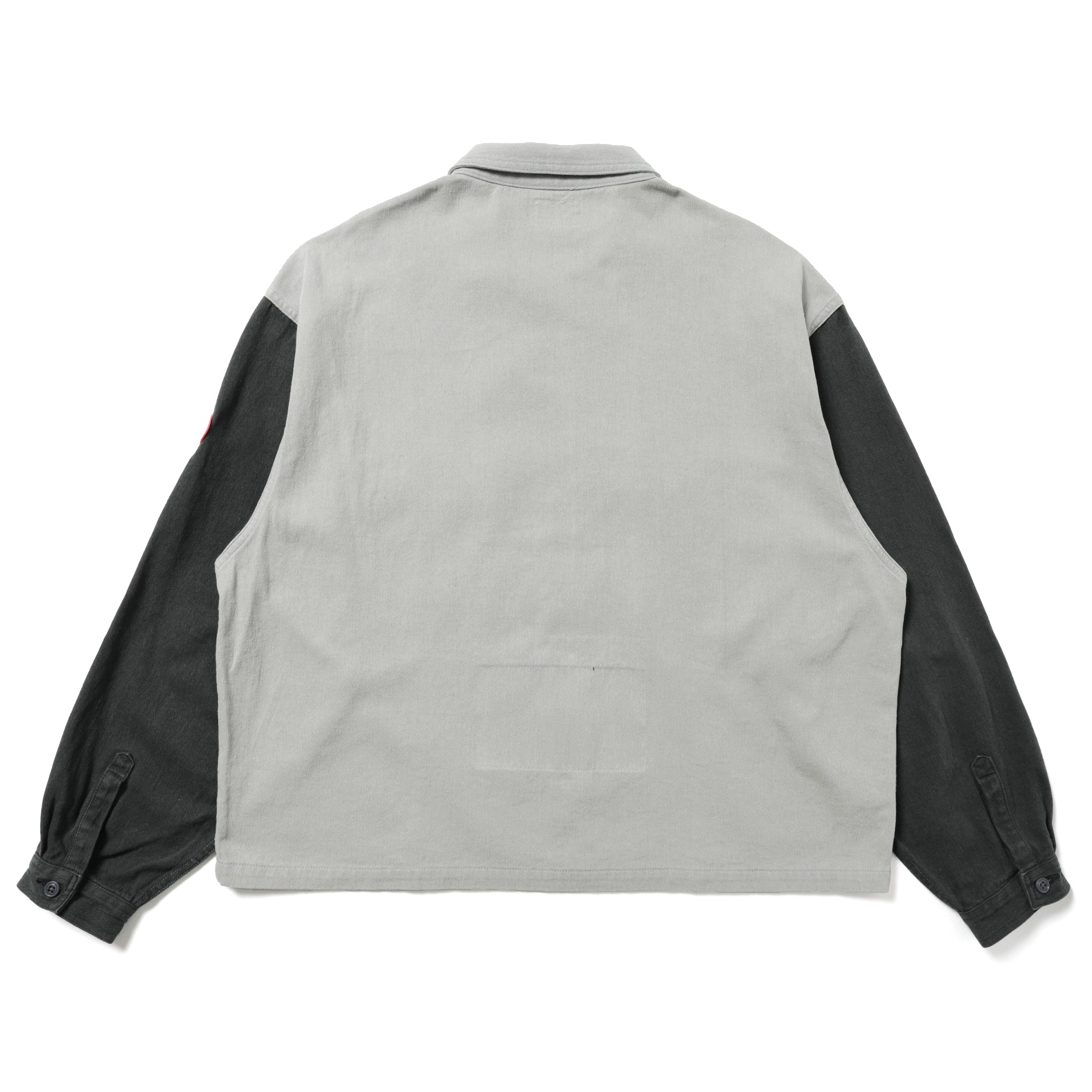 CAV EMPT メンズコート　サイズＬ CES29JK21] Cav Empt Stripe Cut Short Shirt Jacket (Grey) – The