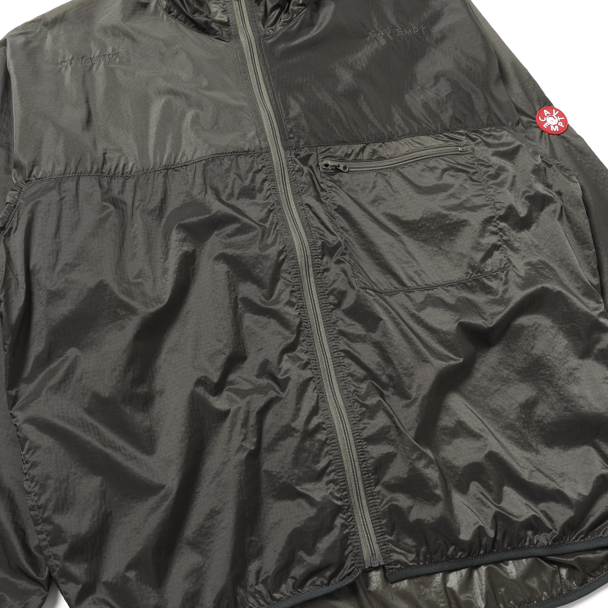 CES29JK23] Cav Empt UL Rip Stop Zip Jacket (Khaki) – The Darkside