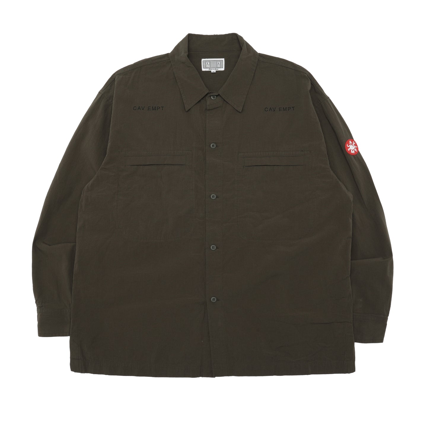 Cav Empt Cotton Casual Shirt Green