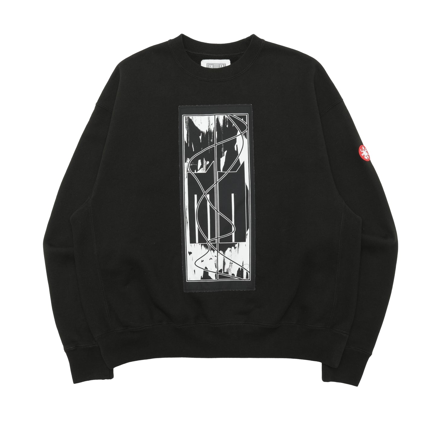 Cav Empt Trajectory Crewneck Sweater Black