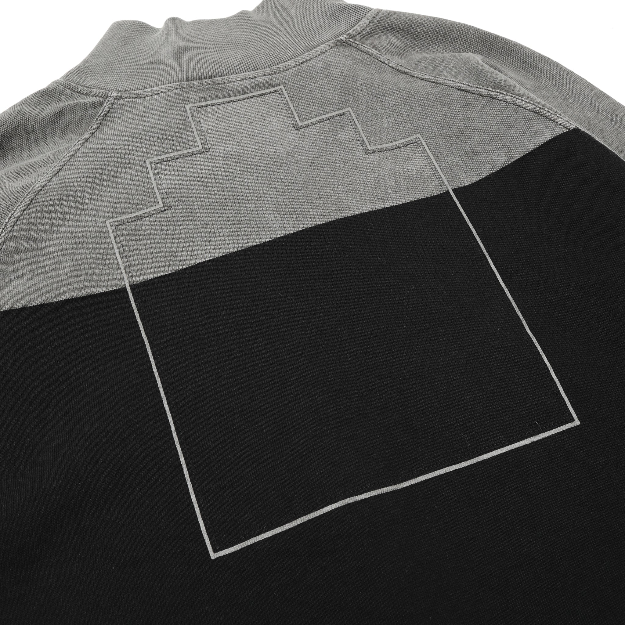 CES28CS19] Cav Empt Overdye Stripe Half Zip (Black) – The Darkside