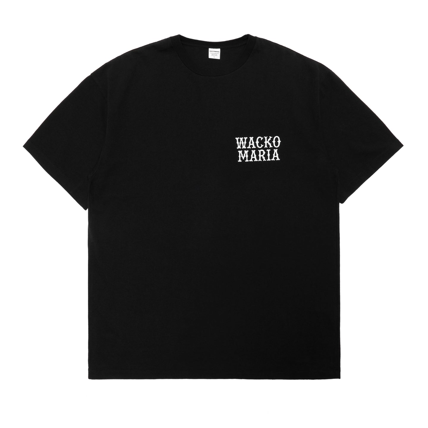 Wacko Maria Washed Heavy Weight Crew Neck T-Shirt Type-5 Black