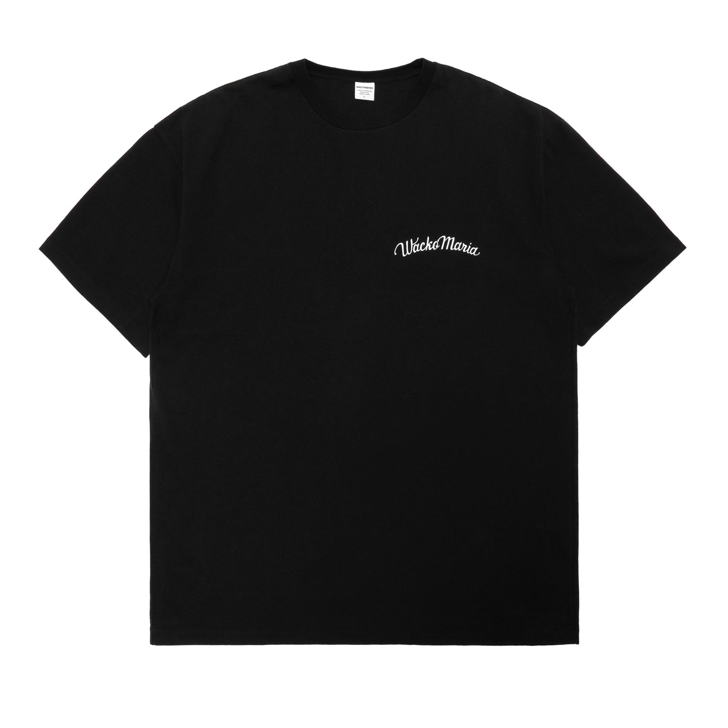 Wacko Maria Washed Heavy Weight Crew Neck T-Shirt Type-6 Black