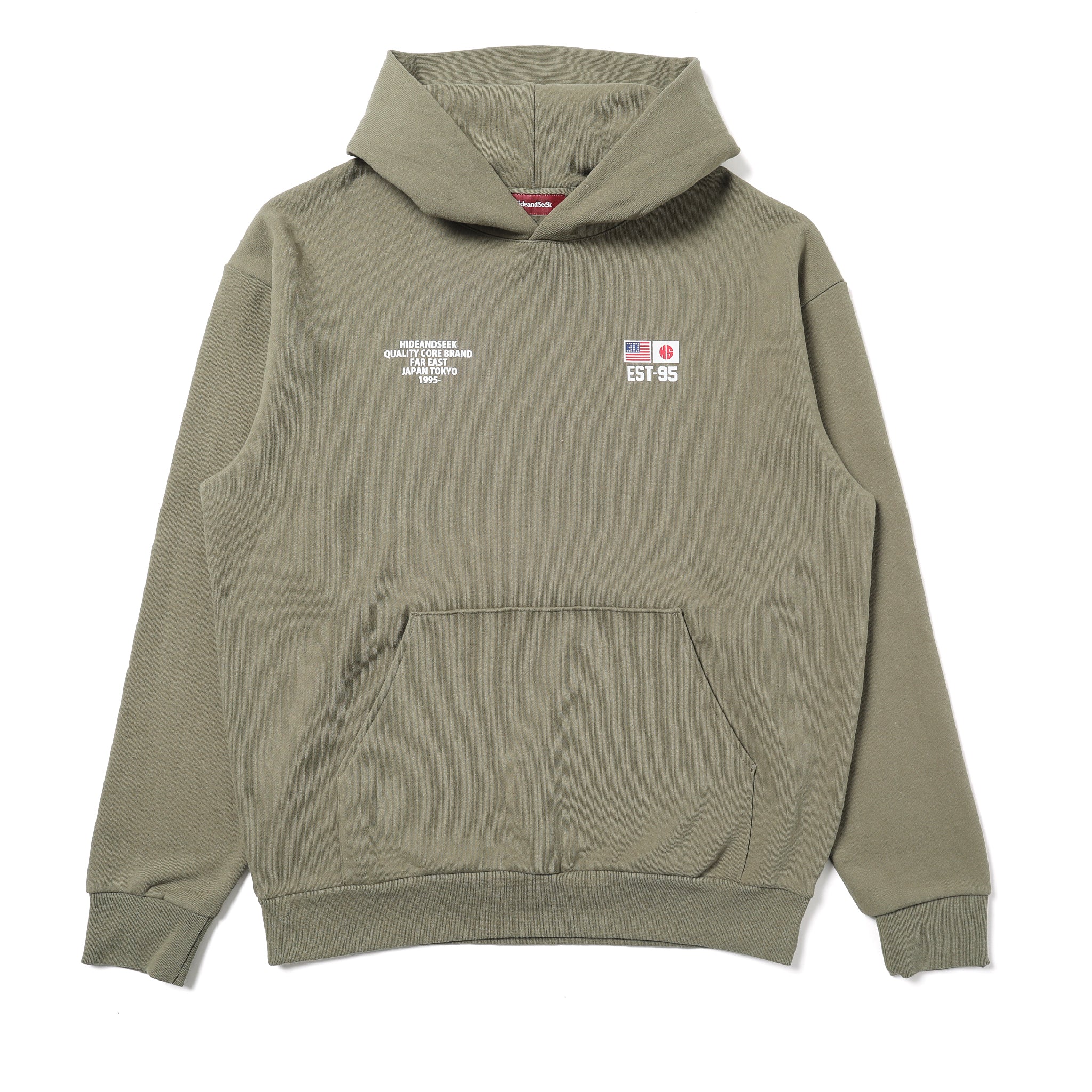HC-120725] Hide and Seek 30th Anniversary Hooded Sweatshirt (Olive