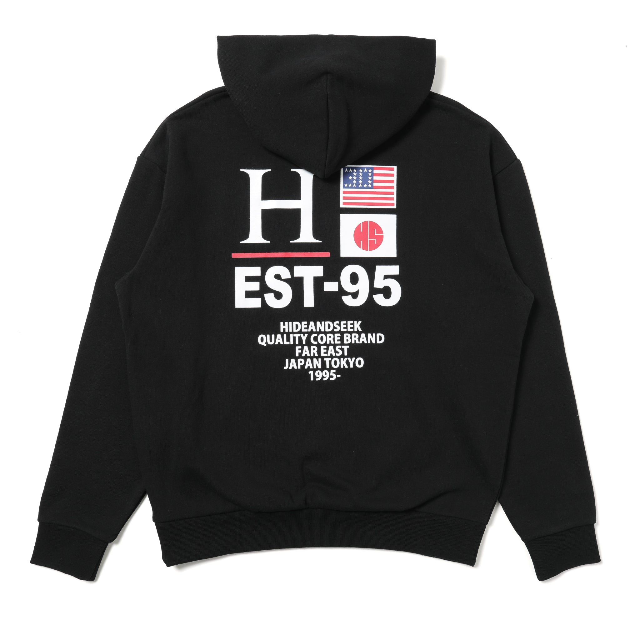 HC-120725] Hide and Seek 30th Anniversary Hooded Sweatshirt (Black