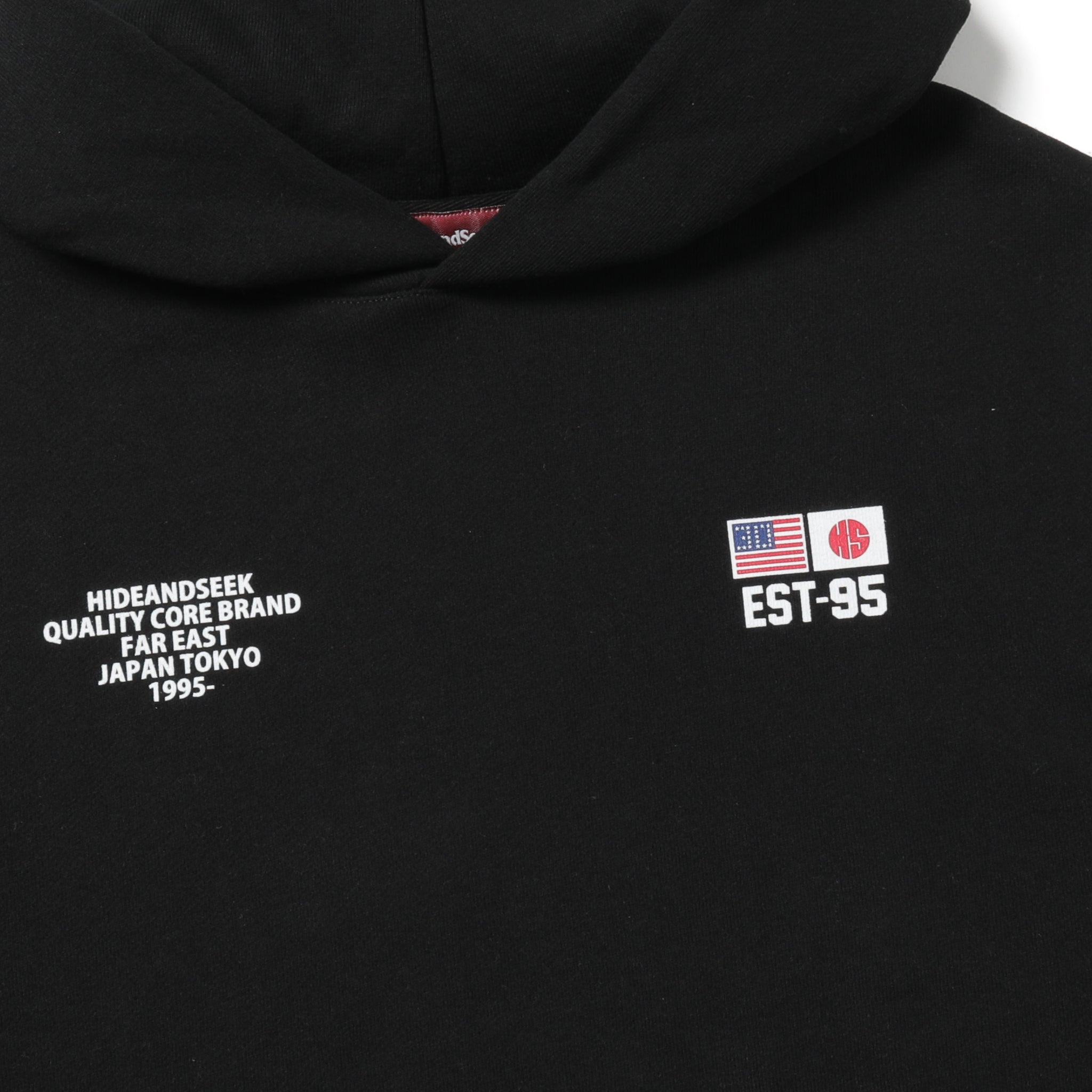 HC-120725] Hide and Seek 30th Anniversary Hooded Sweatshirt (Black